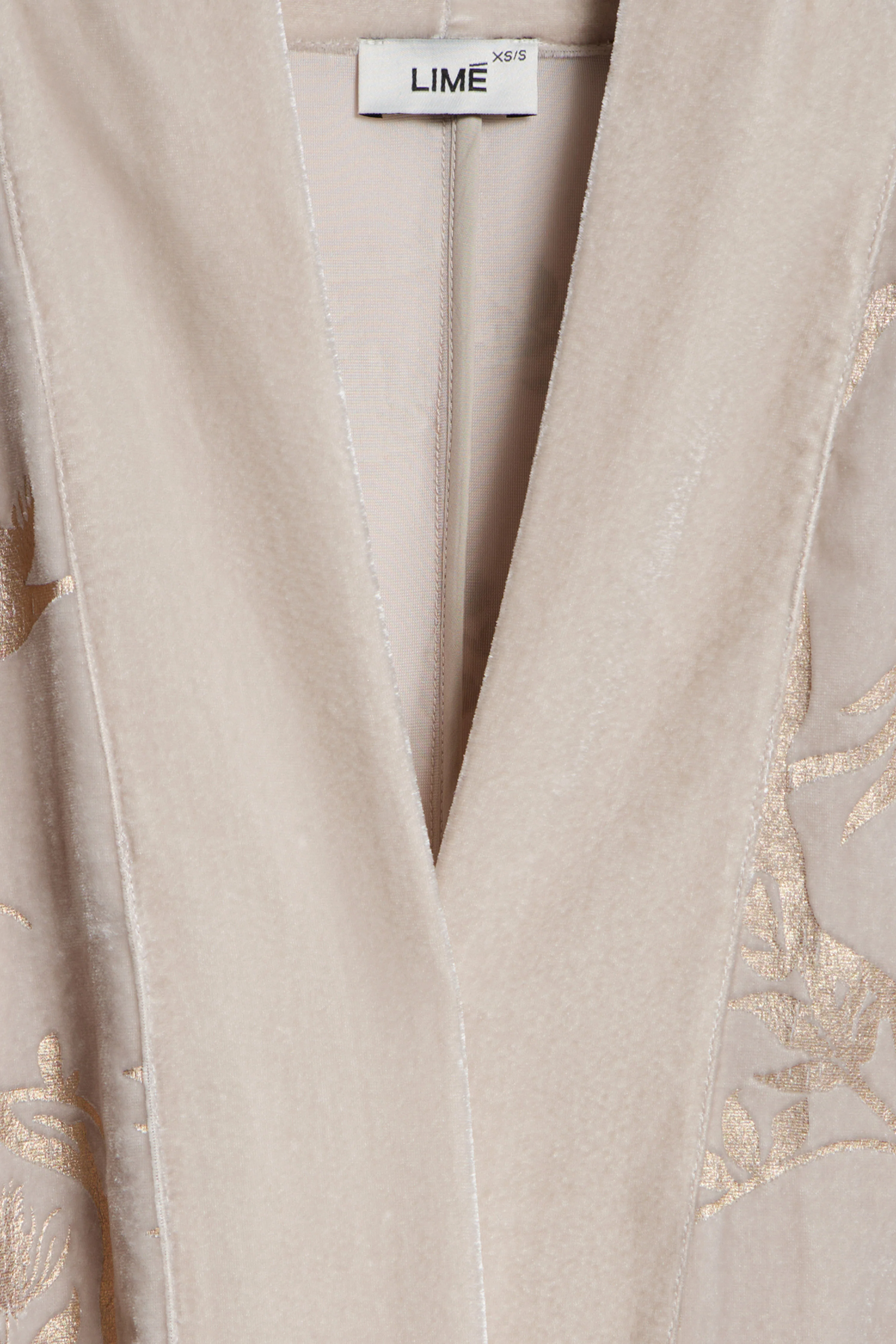 JACQUARD-WEAVE KIMONO-STYLE BLOUSE - Image 7