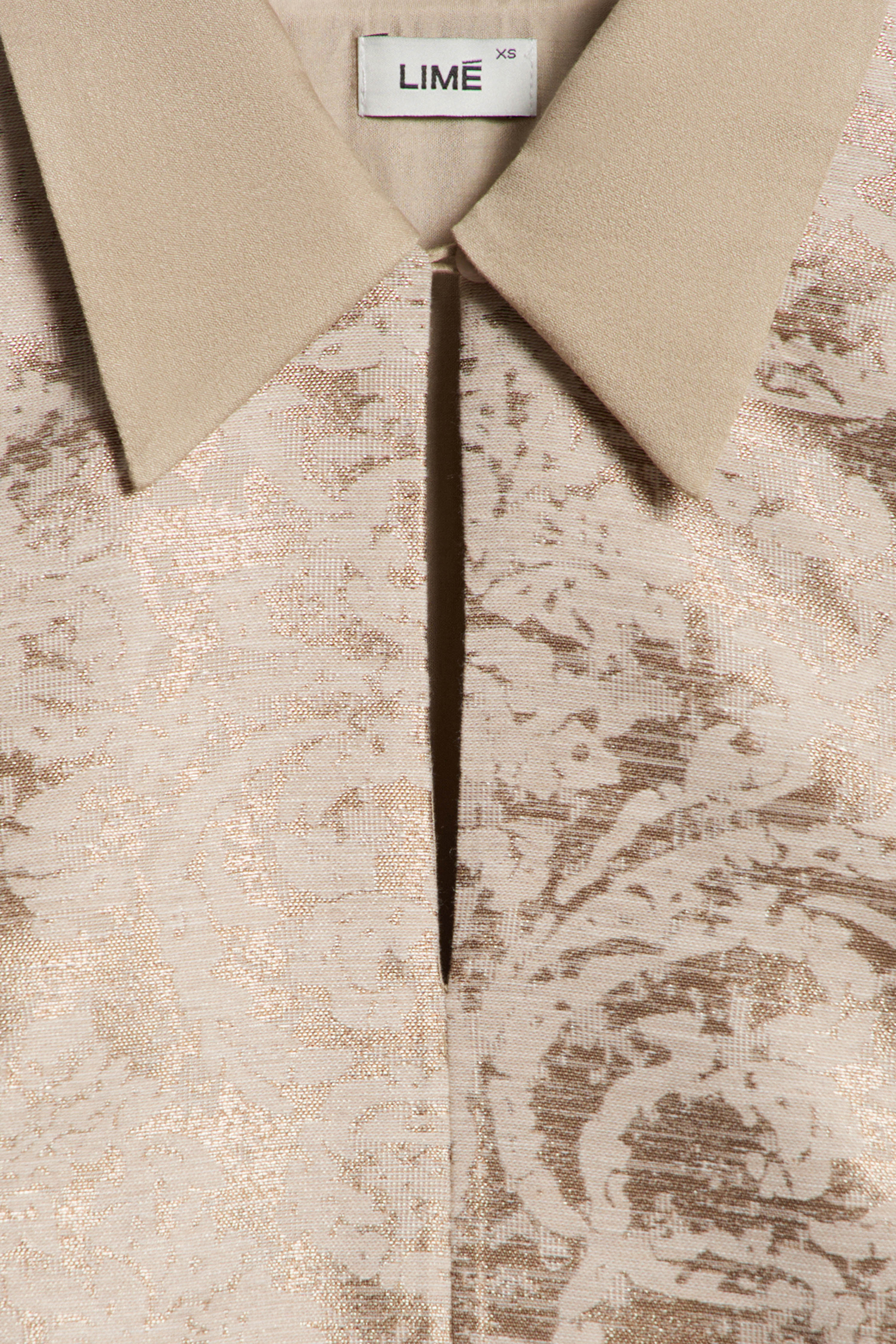 JACQUARD-WEAVE LINEN-BLEND DRESS - Image 7