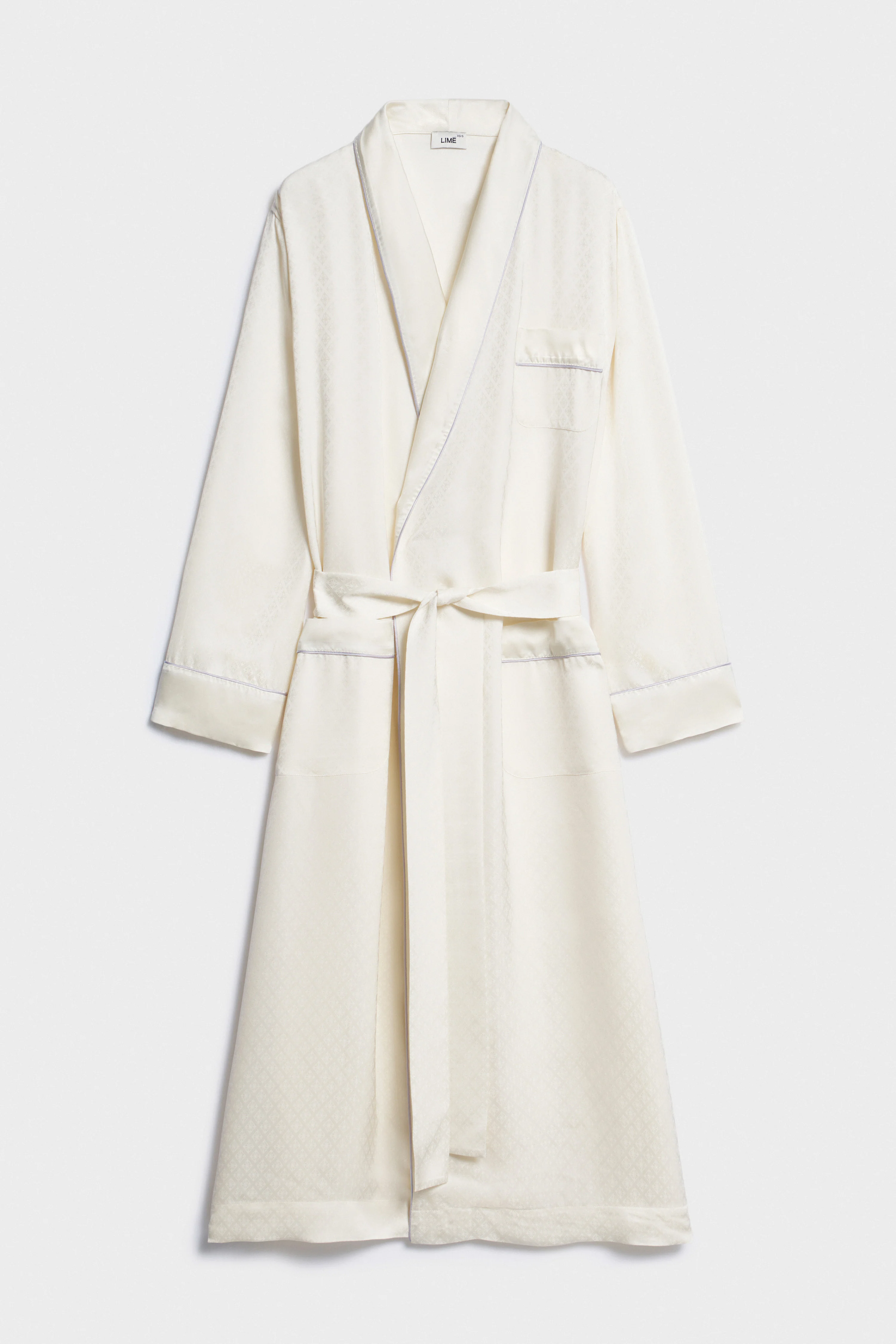 JACQUARD-WEAVE ROBE - Image 4