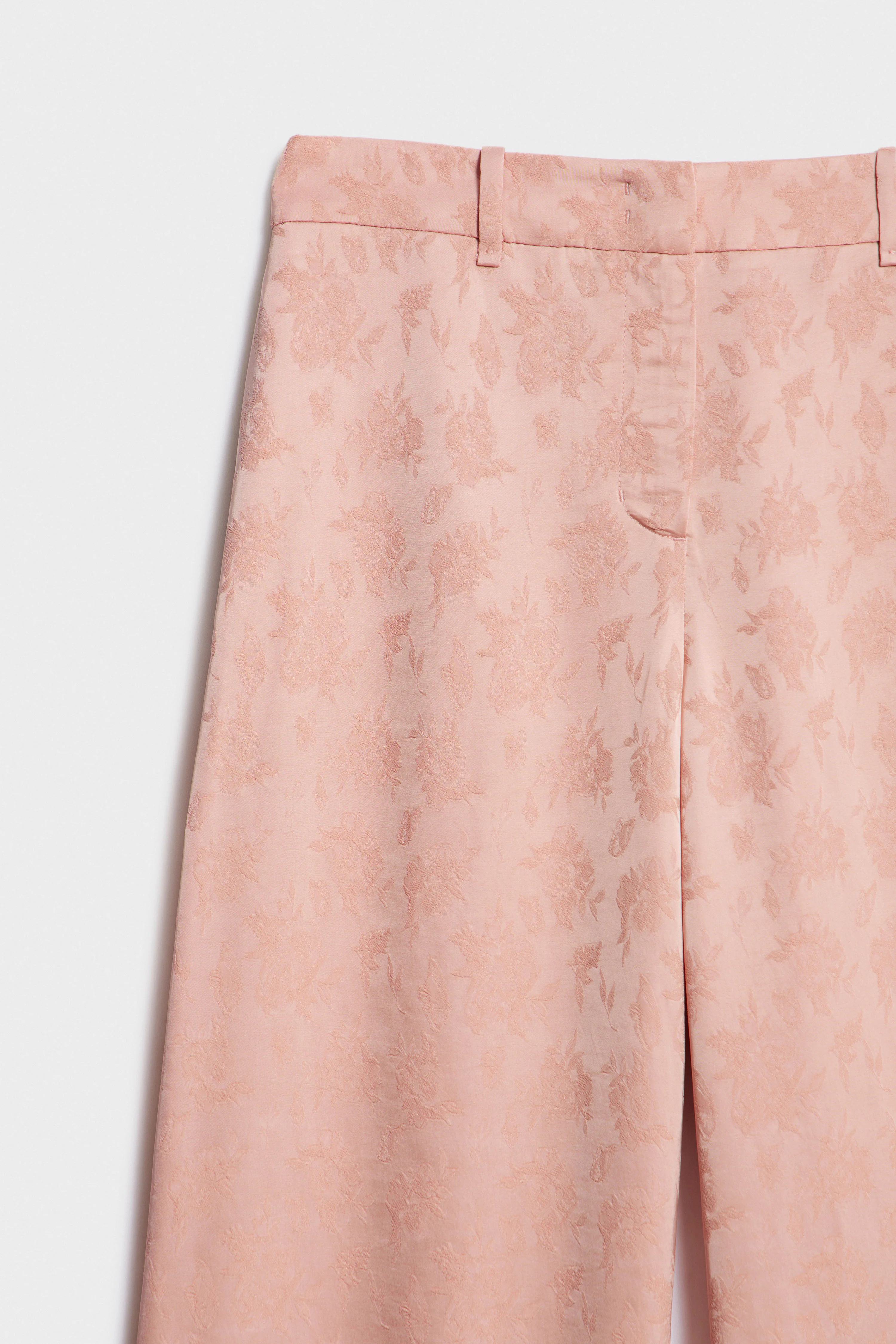JACQUARD-WEAVE STRAIGHT TROUSERS - Image 6