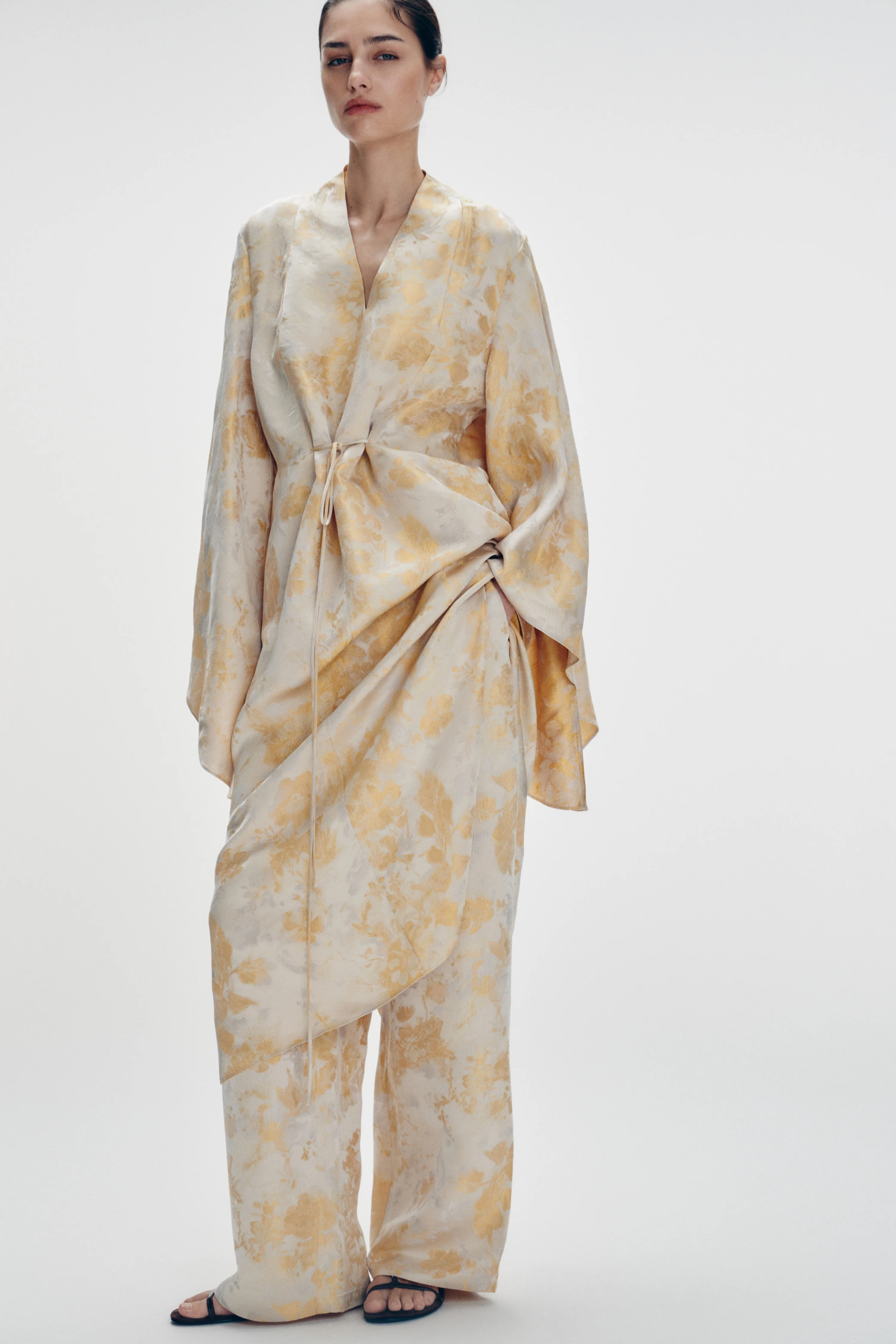 JACQUARD-WEAVE TROUSERS - Image 4