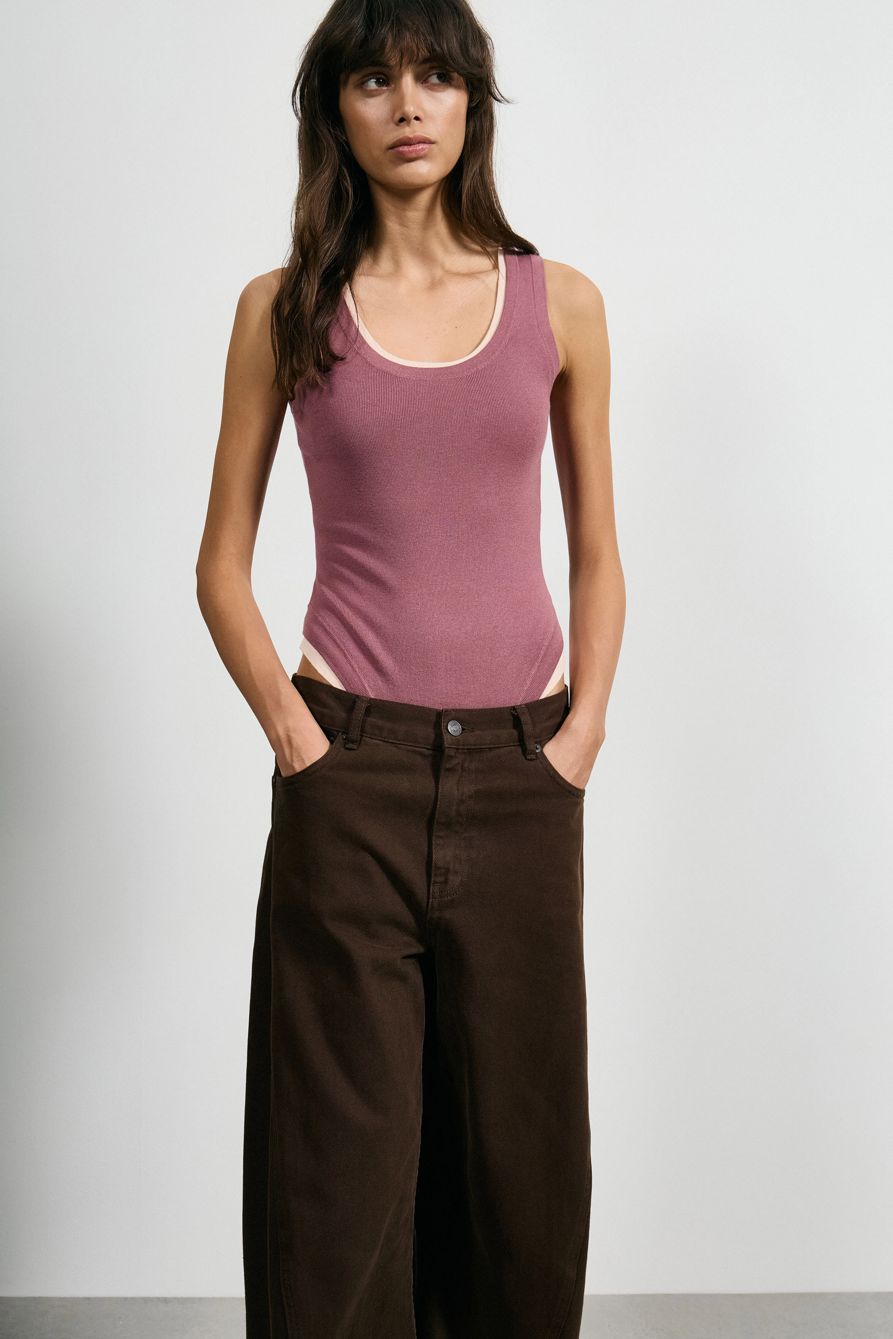 KNIT MODAL-COTTON BODYSUIT - Image 2