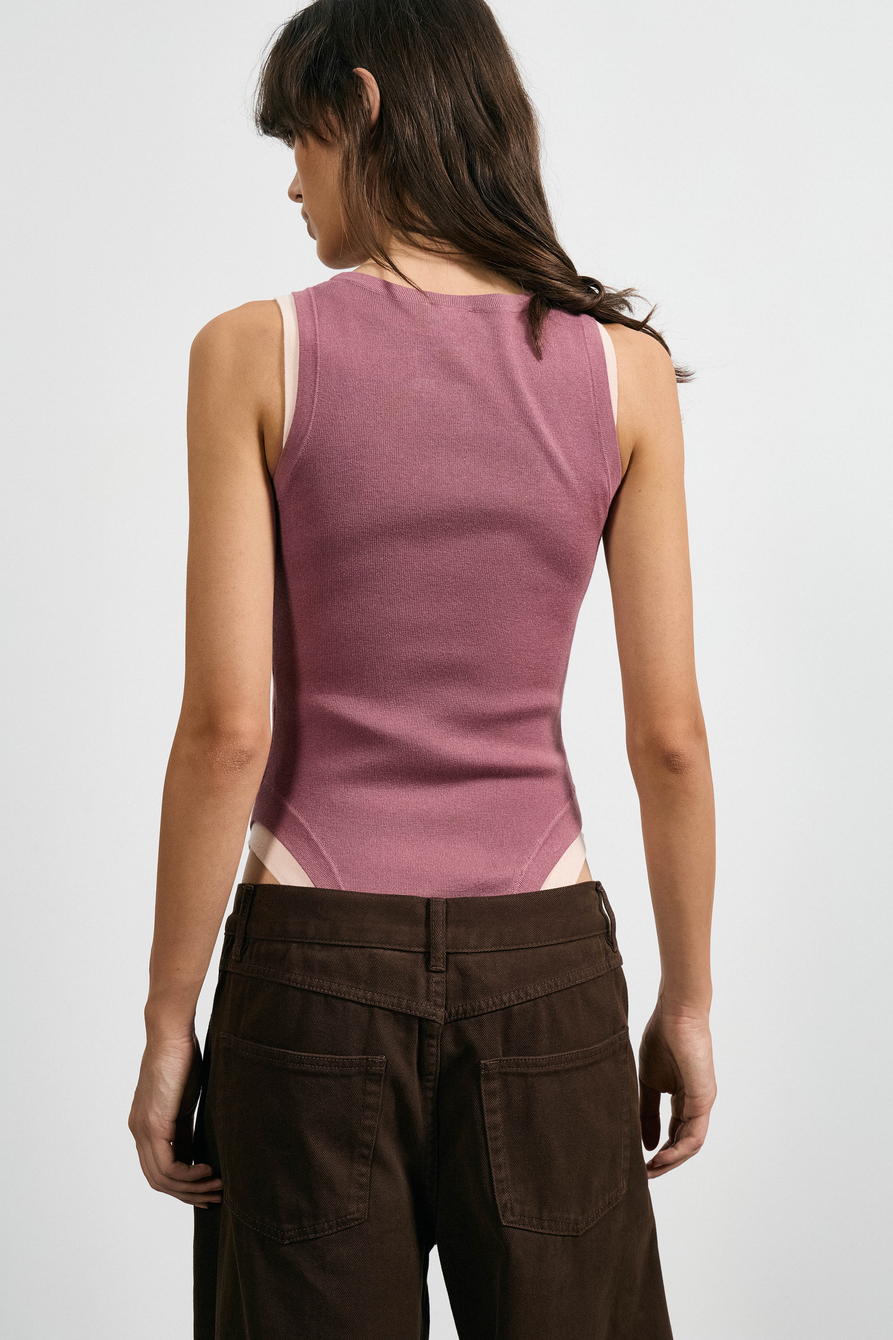 KNIT MODAL-COTTON BODYSUIT - Image 5