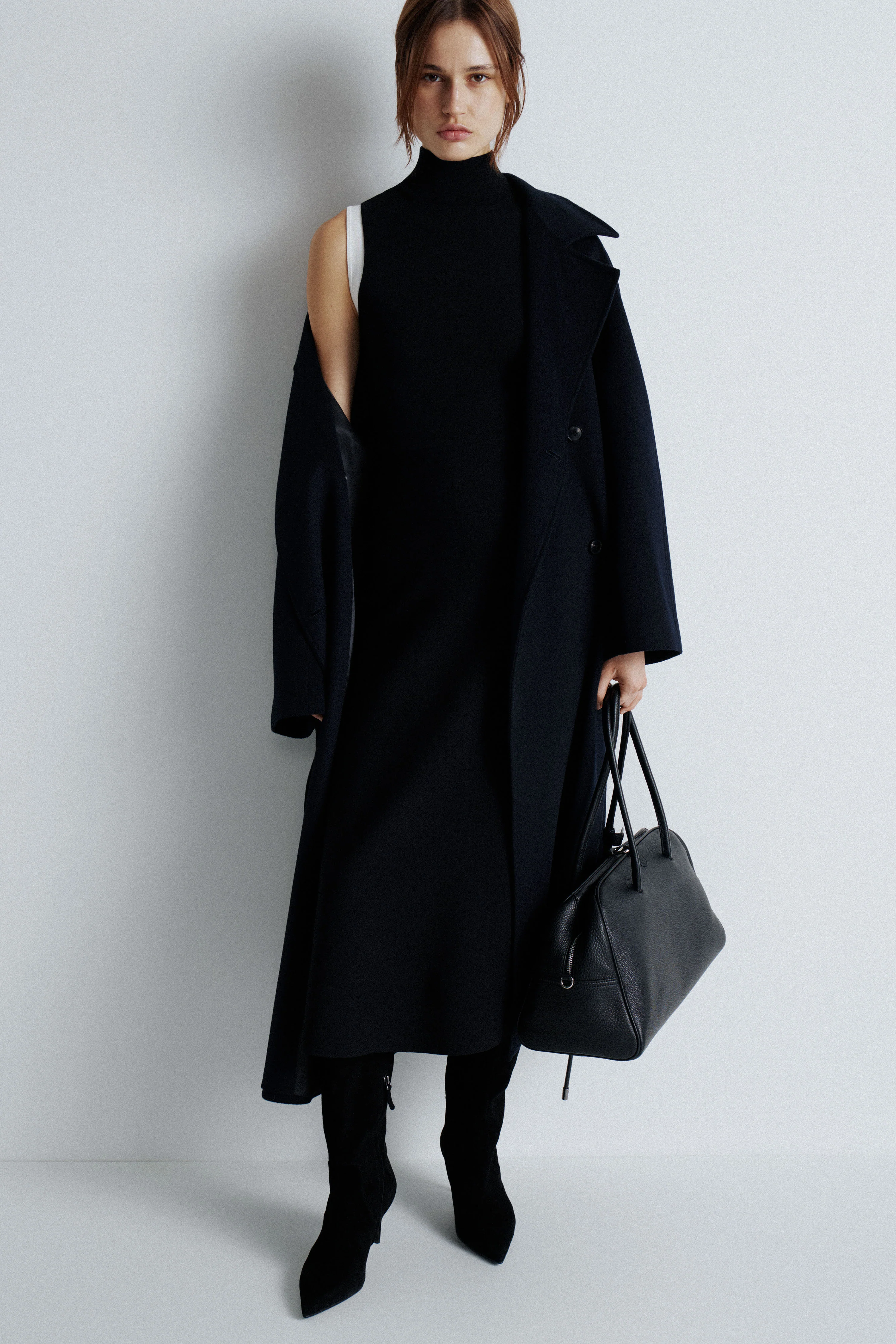 KNIT DRESS WITH HIGH NECK - Image 5