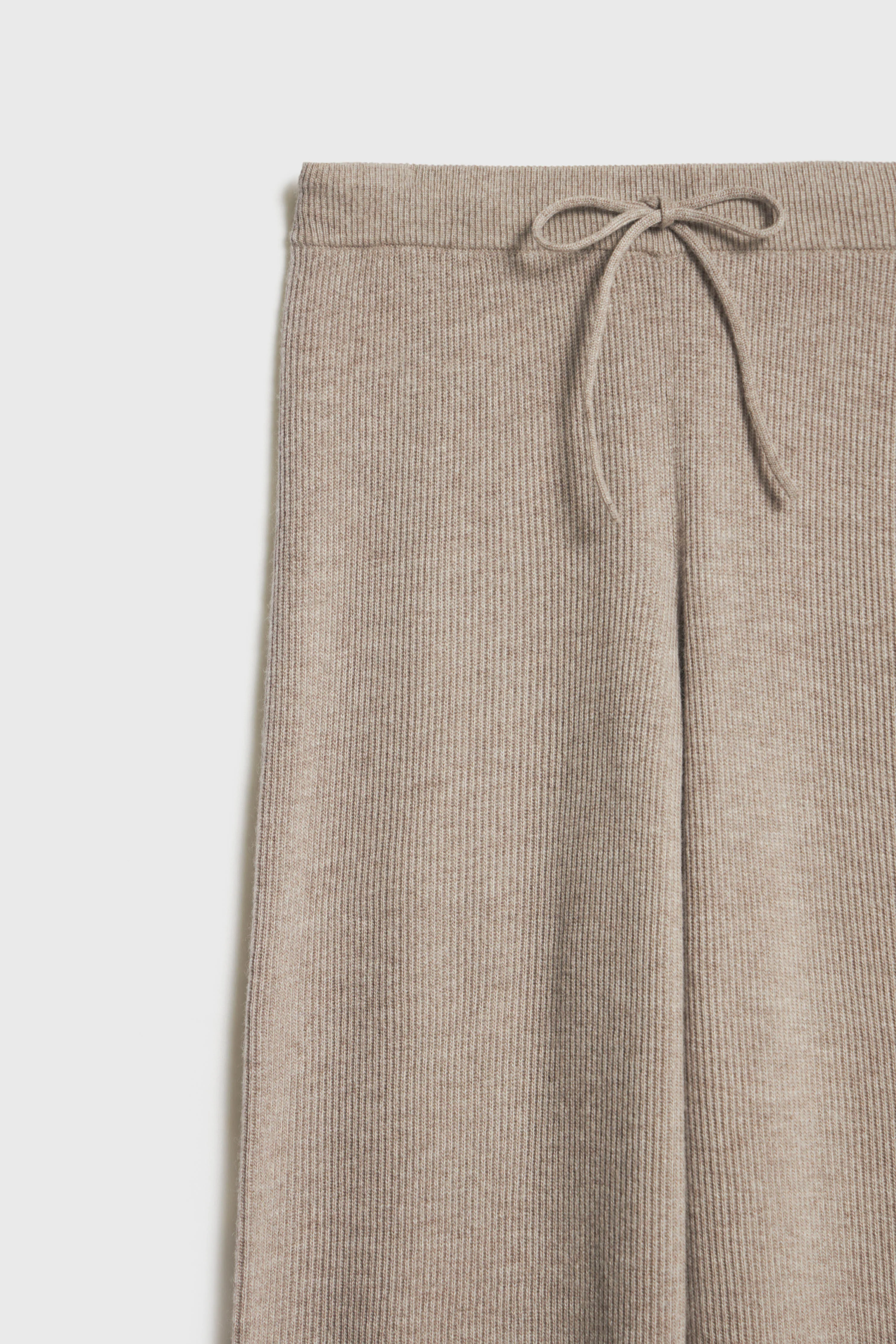 KNIT WOOL-BLEND JOGGER TROUSERS - Image 6