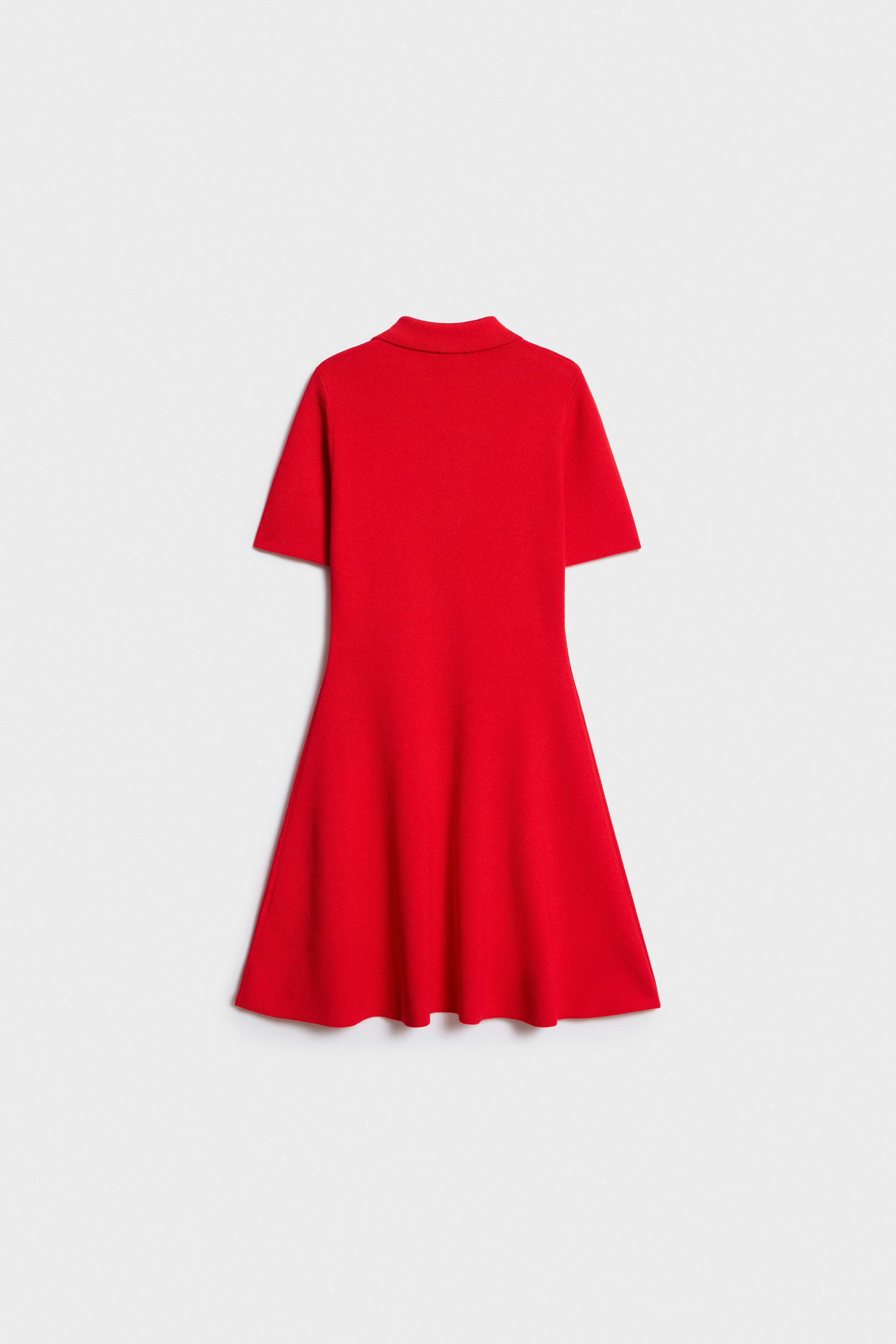 KNIT VISCOSE DRESS - Image 5