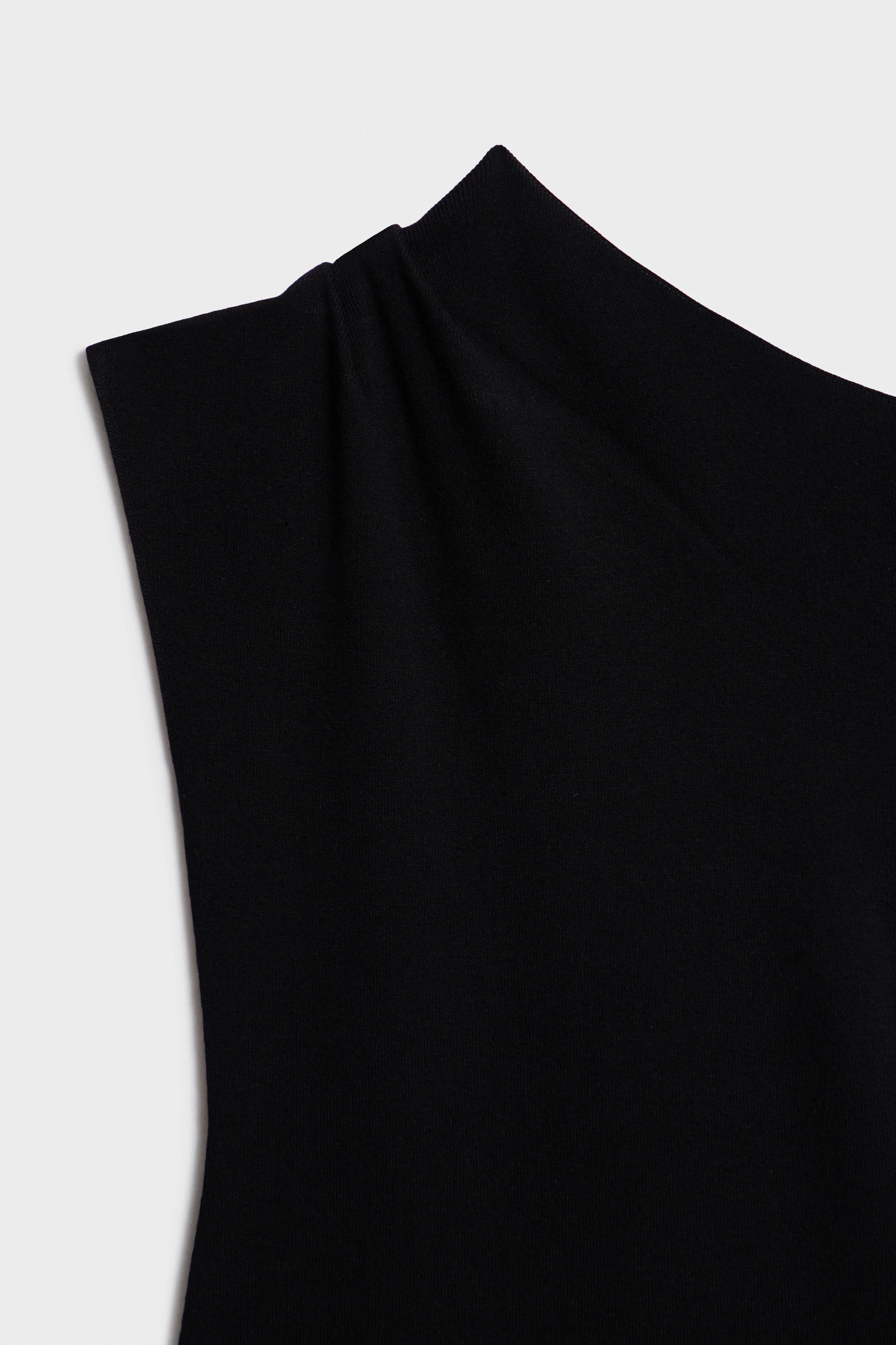 DRAPED KNIT VISCOSE MIDI DRESS - Image 7
