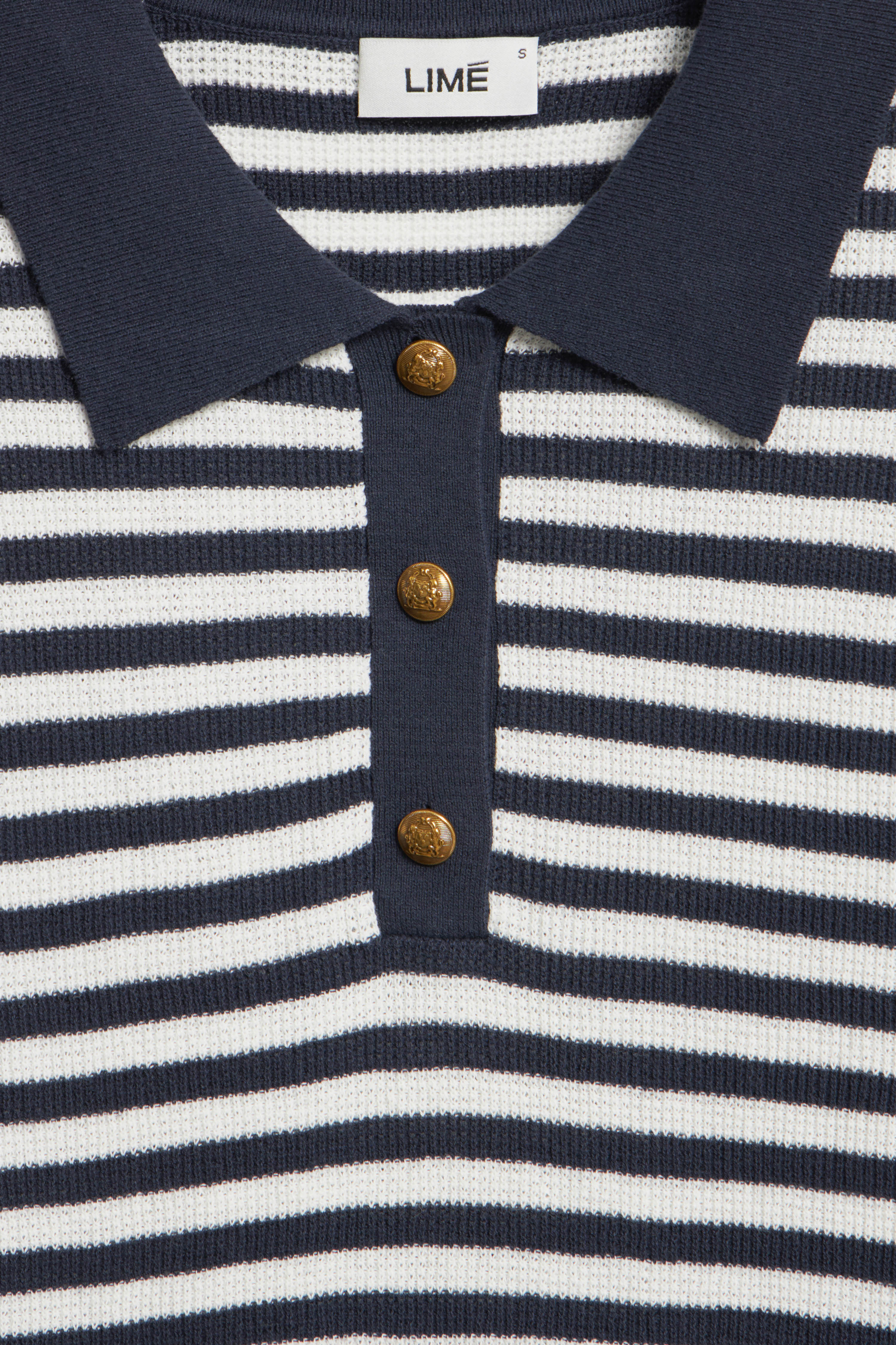 KNITTED INTARSIA MOTIF POLO JUMPER - Image 7