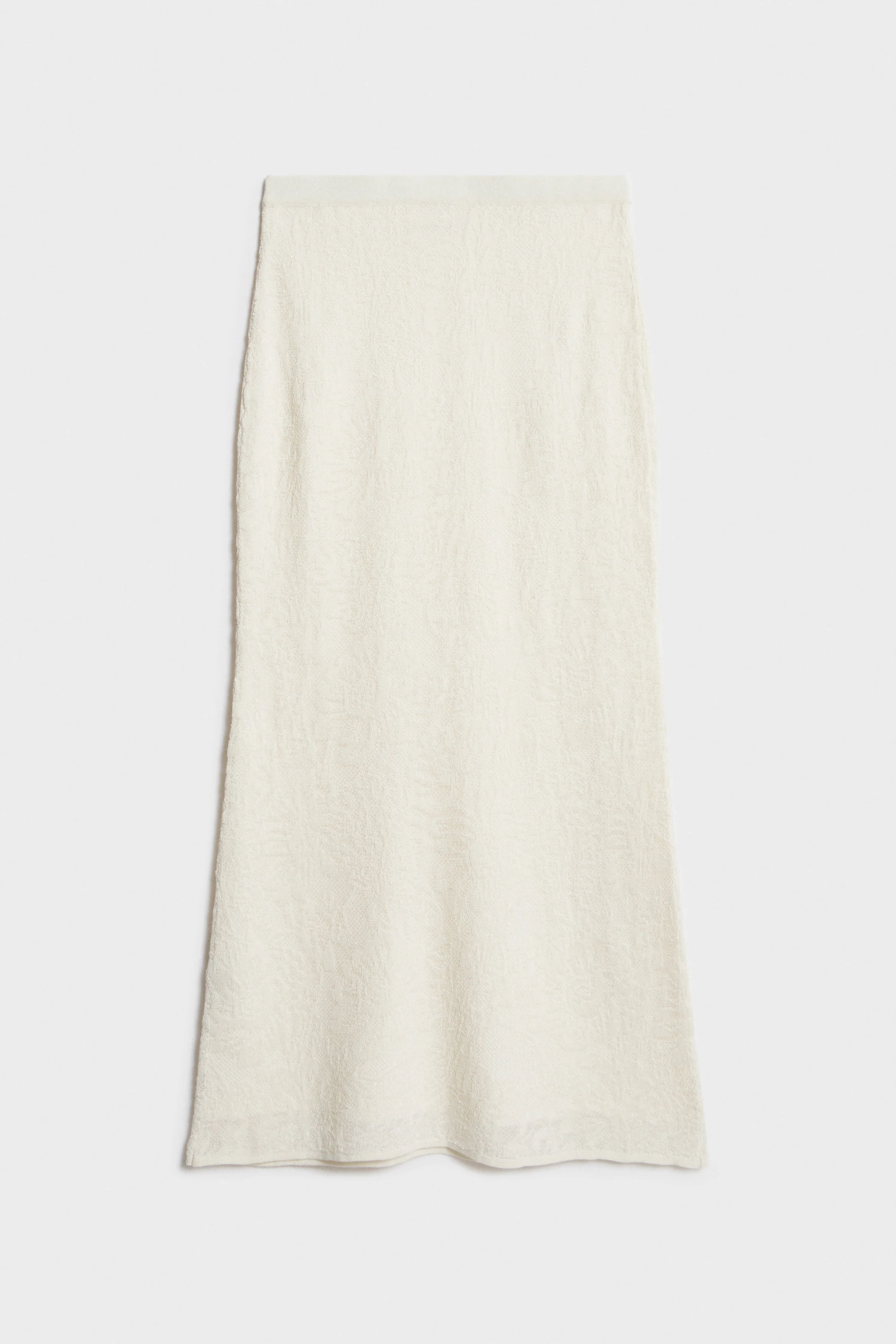 KNITTED LYOCELL-BLEND MIDI SKIRT - Image 6
