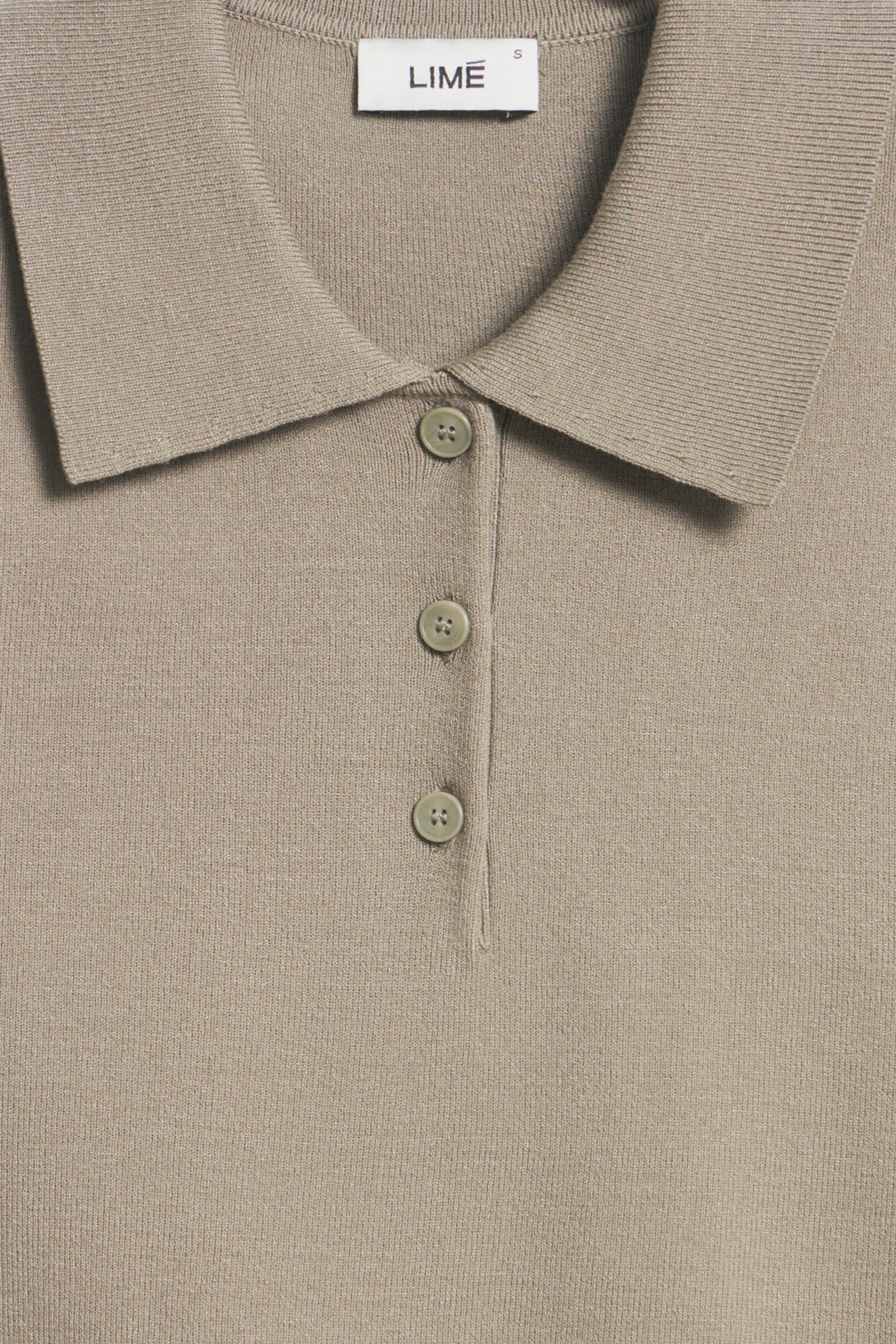 KNITTED POLO TOP - Image 7