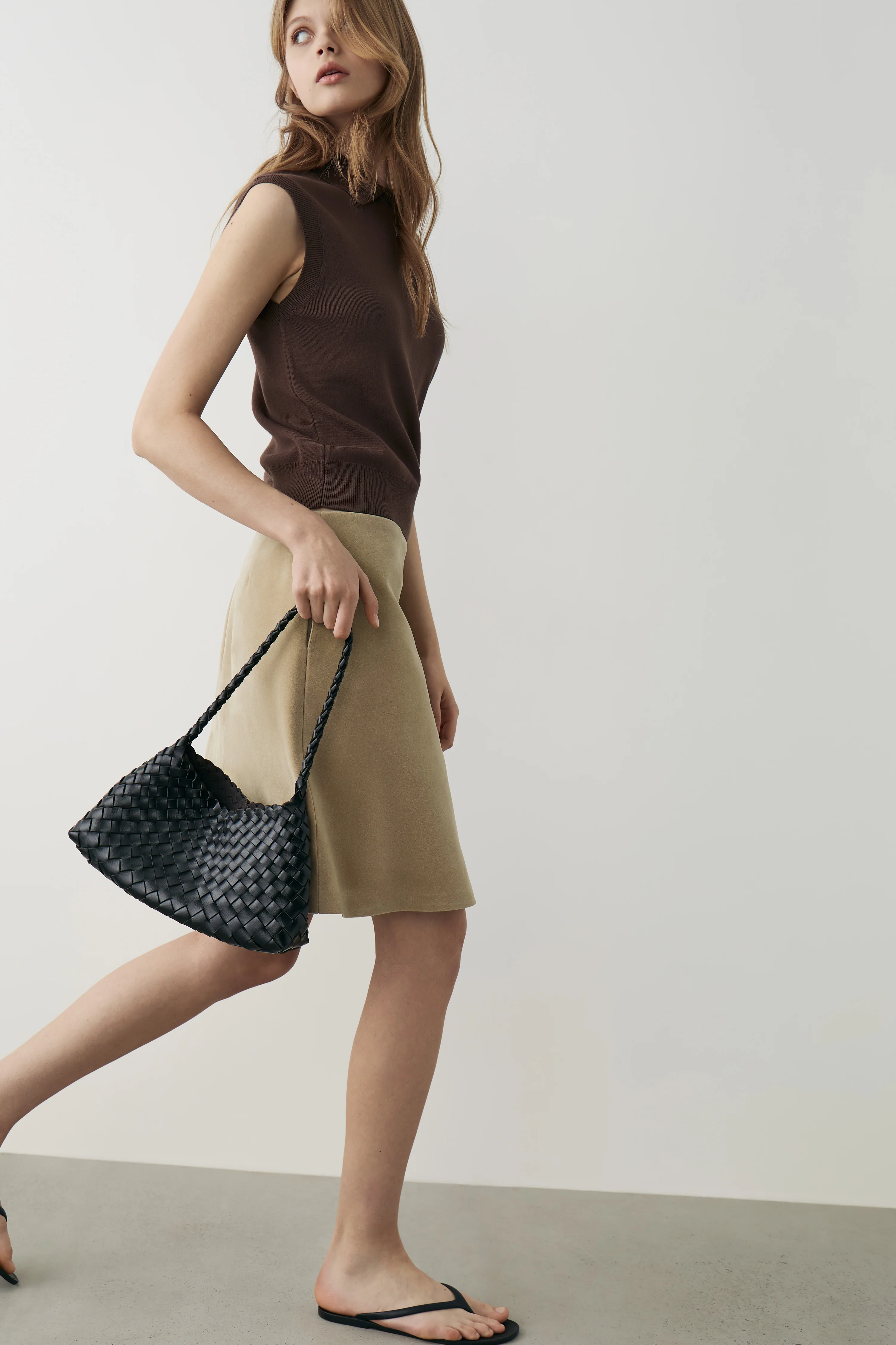 KNITTED POLO TOP - Image 2