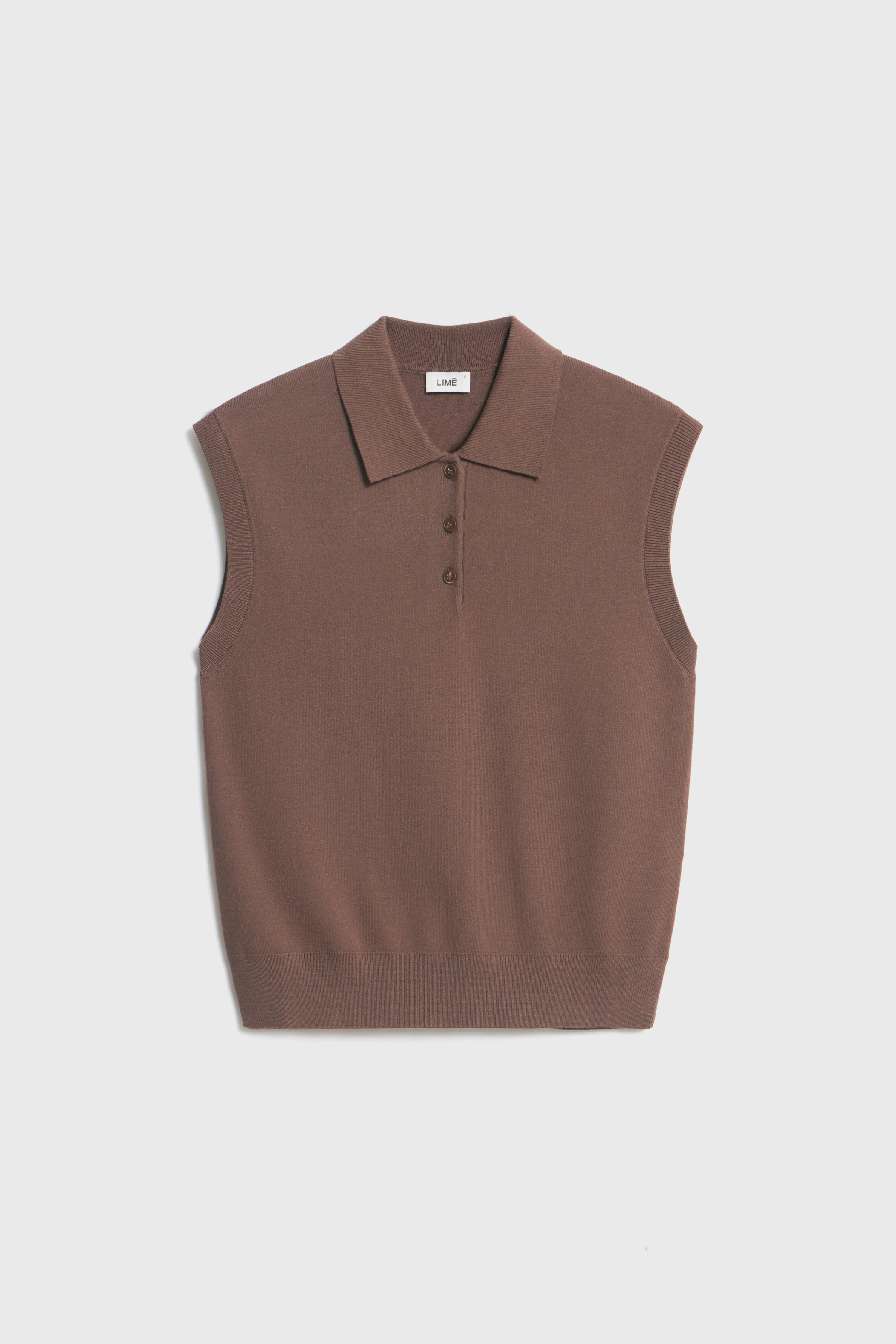 KNITTED POLO TOP - Image 6