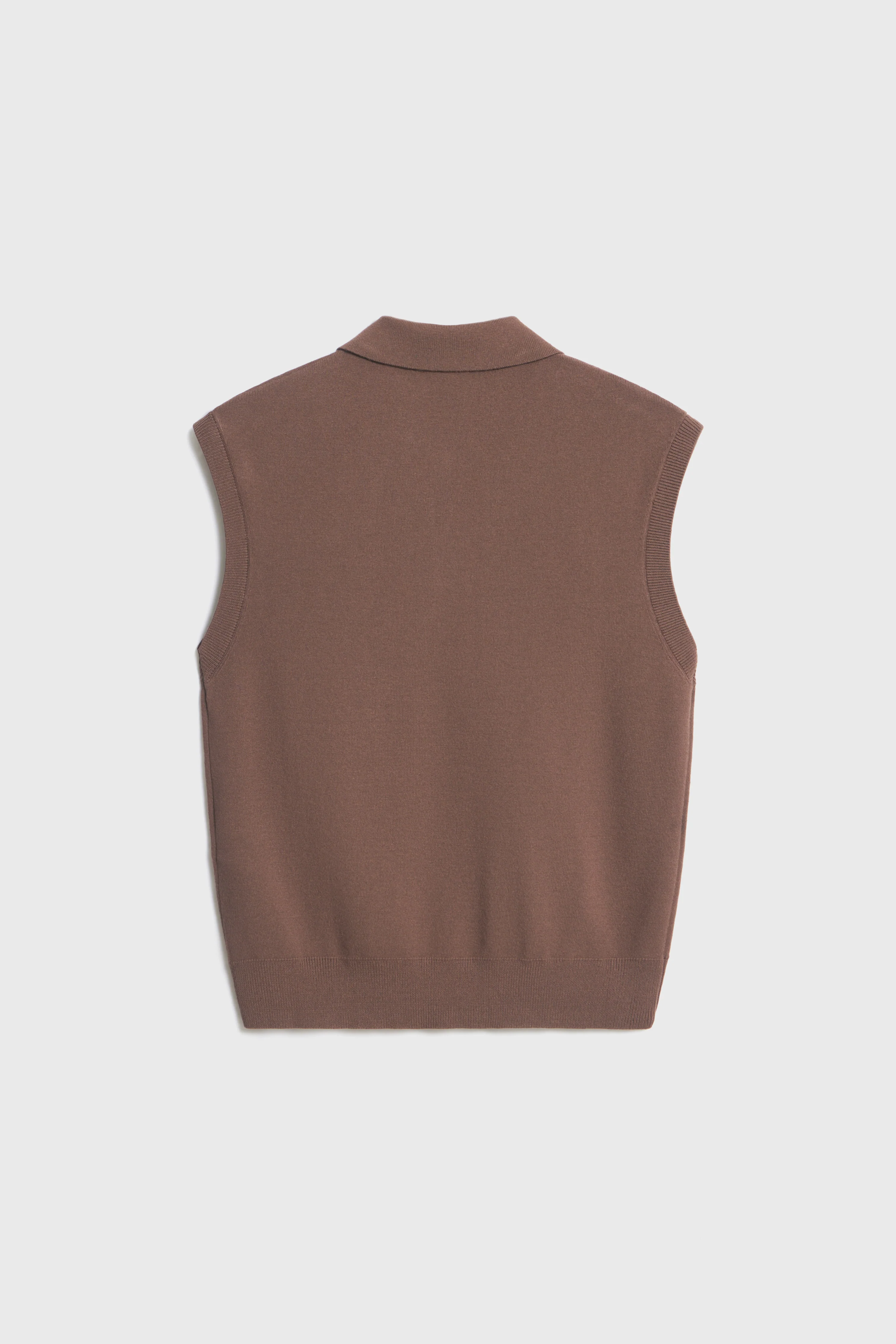 KNITTED POLO TOP - Image 7