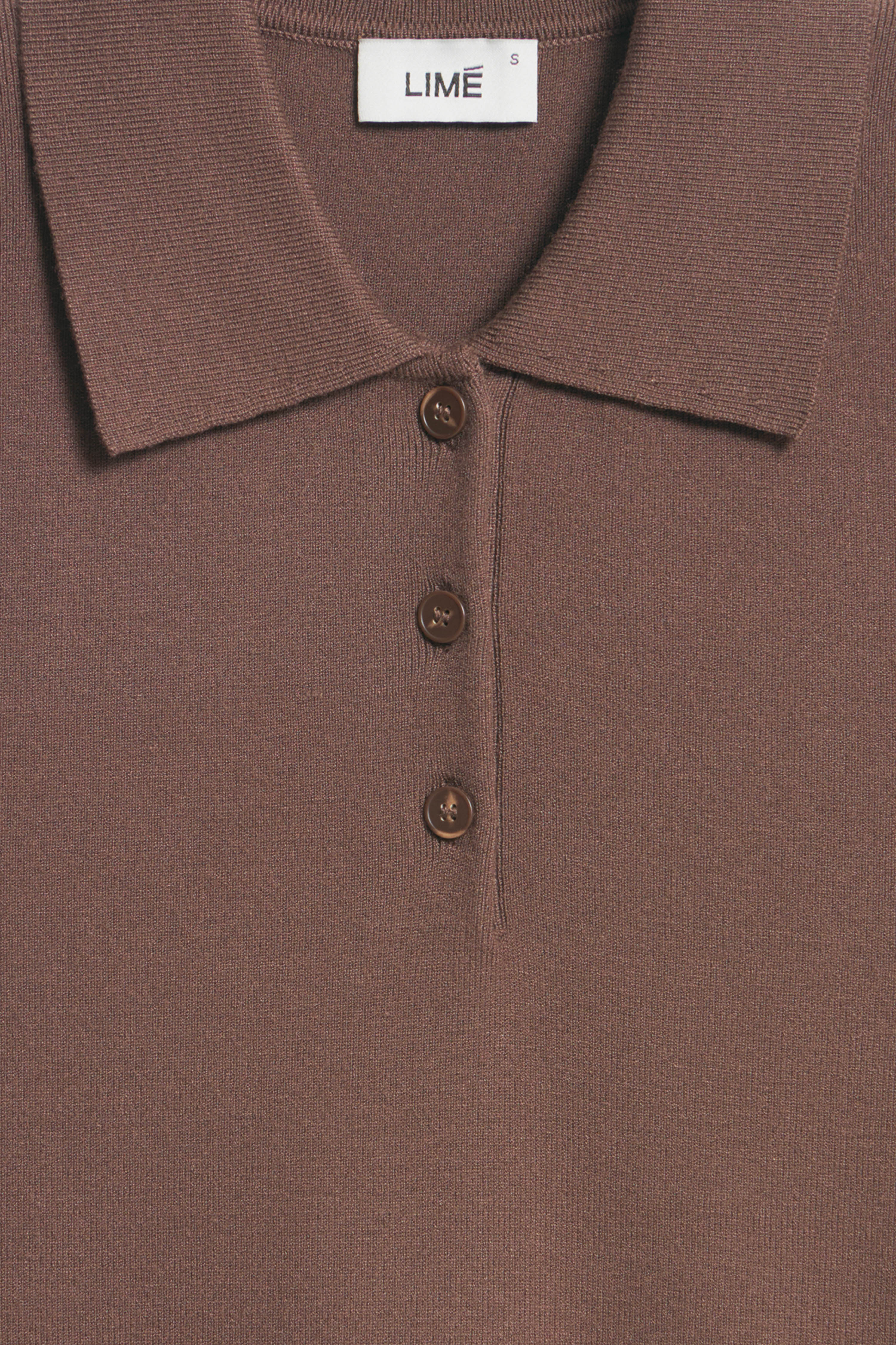 KNITTED POLO TOP - Image 8