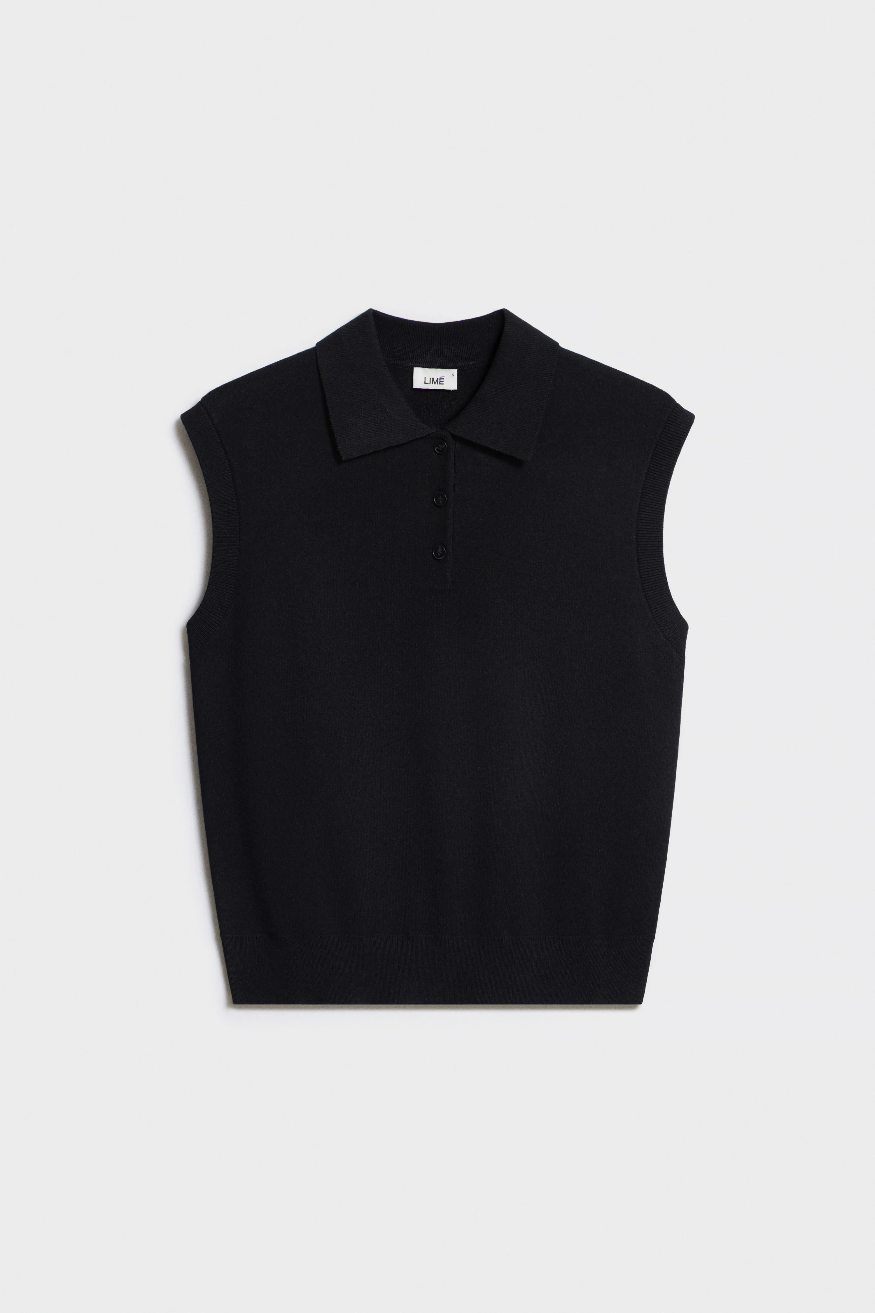 KNITTED POLO TOP - Image 5