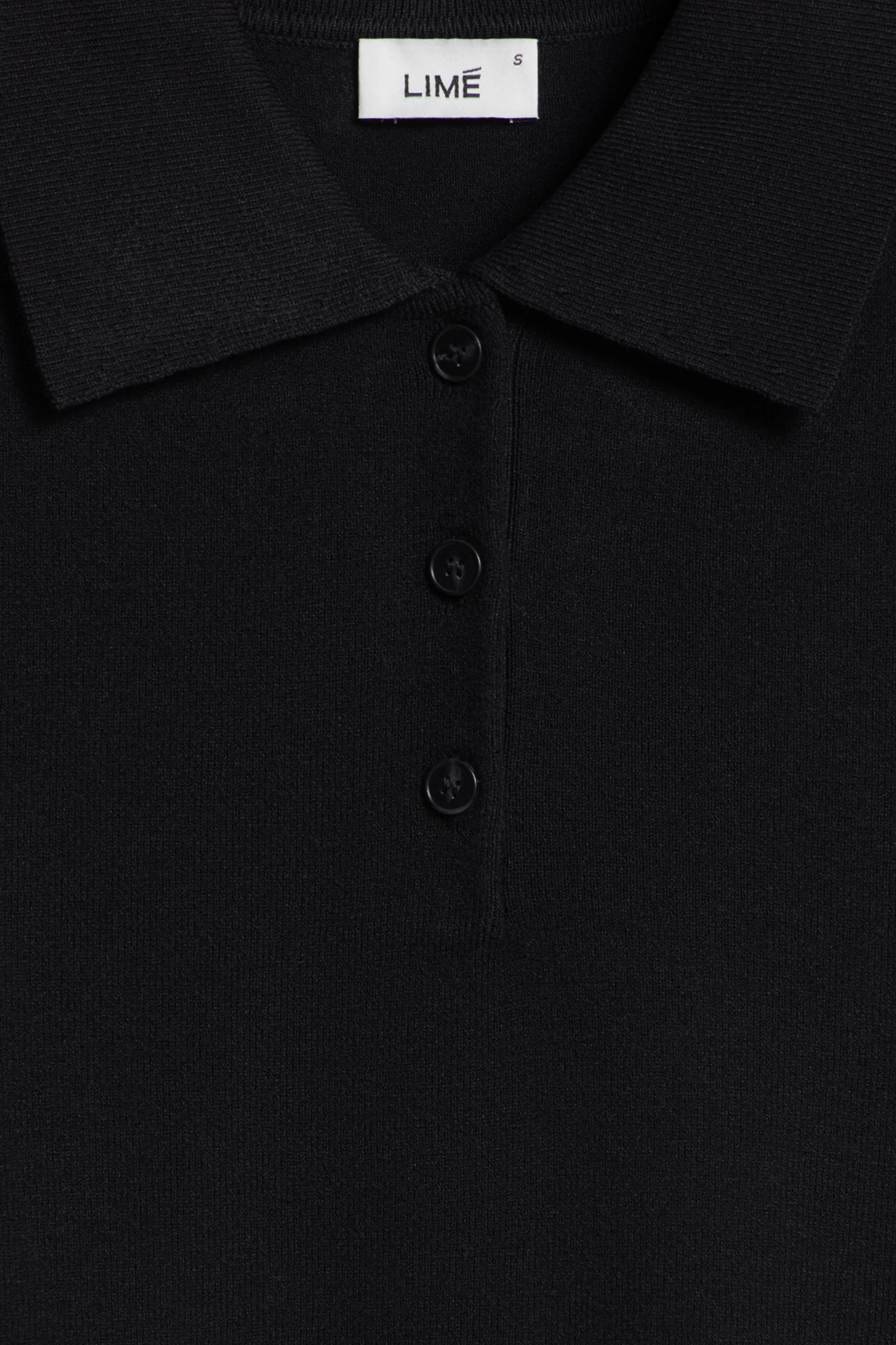 KNITTED POLO TOP - Image 7