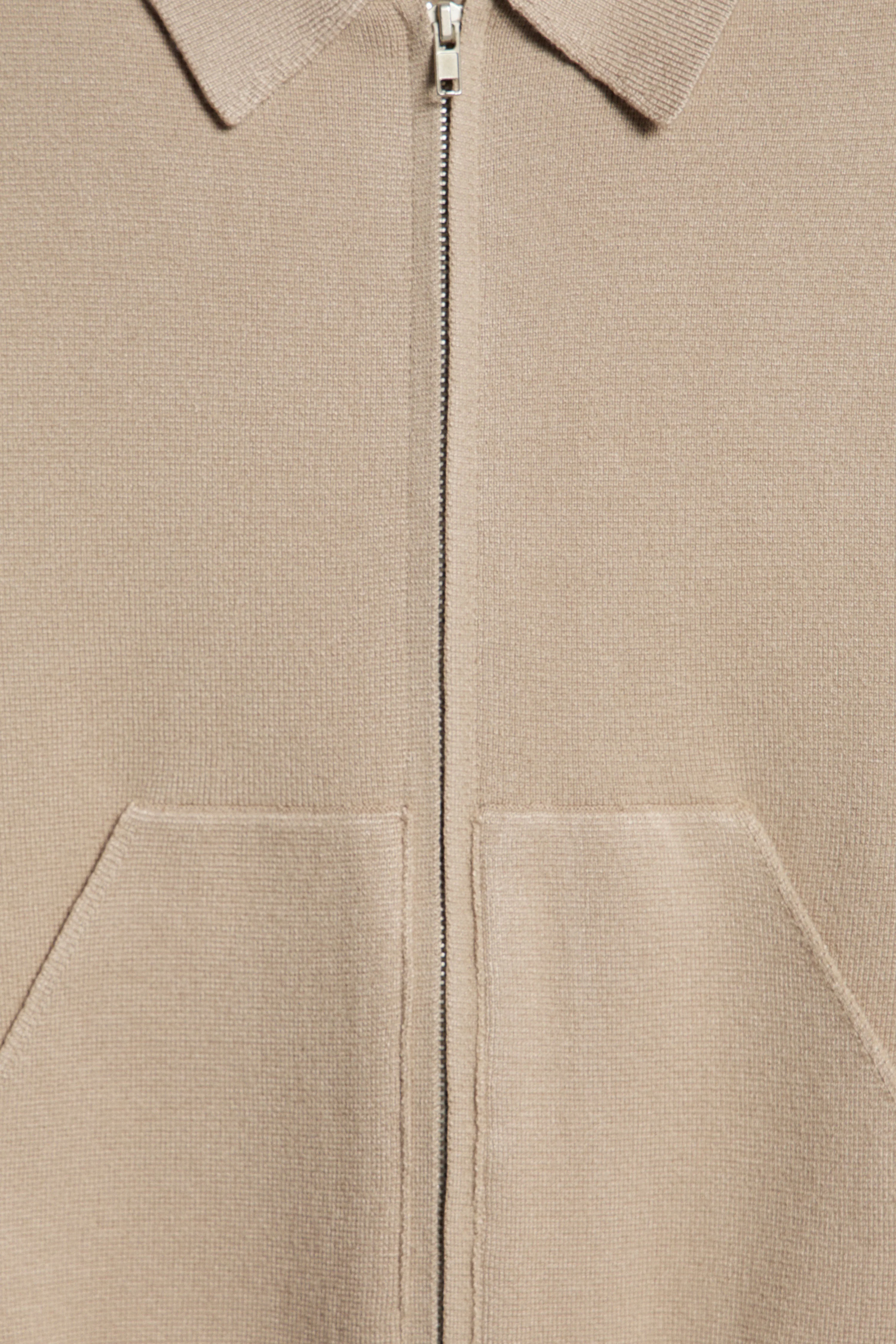 KNITTED ZIP CARDIGAN - Image 9