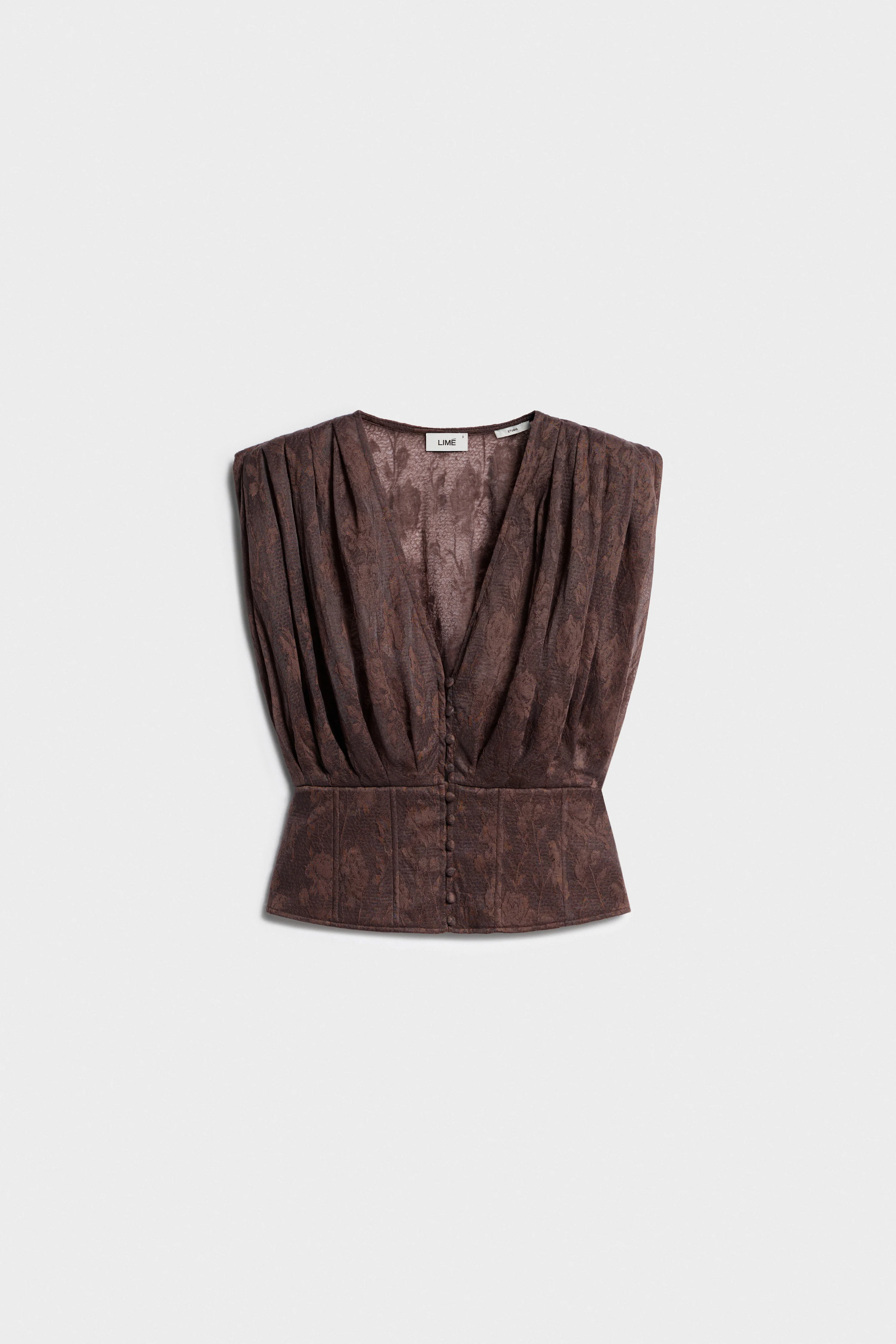 LACE-LOOK UNDERWIRED TOP - Image 5