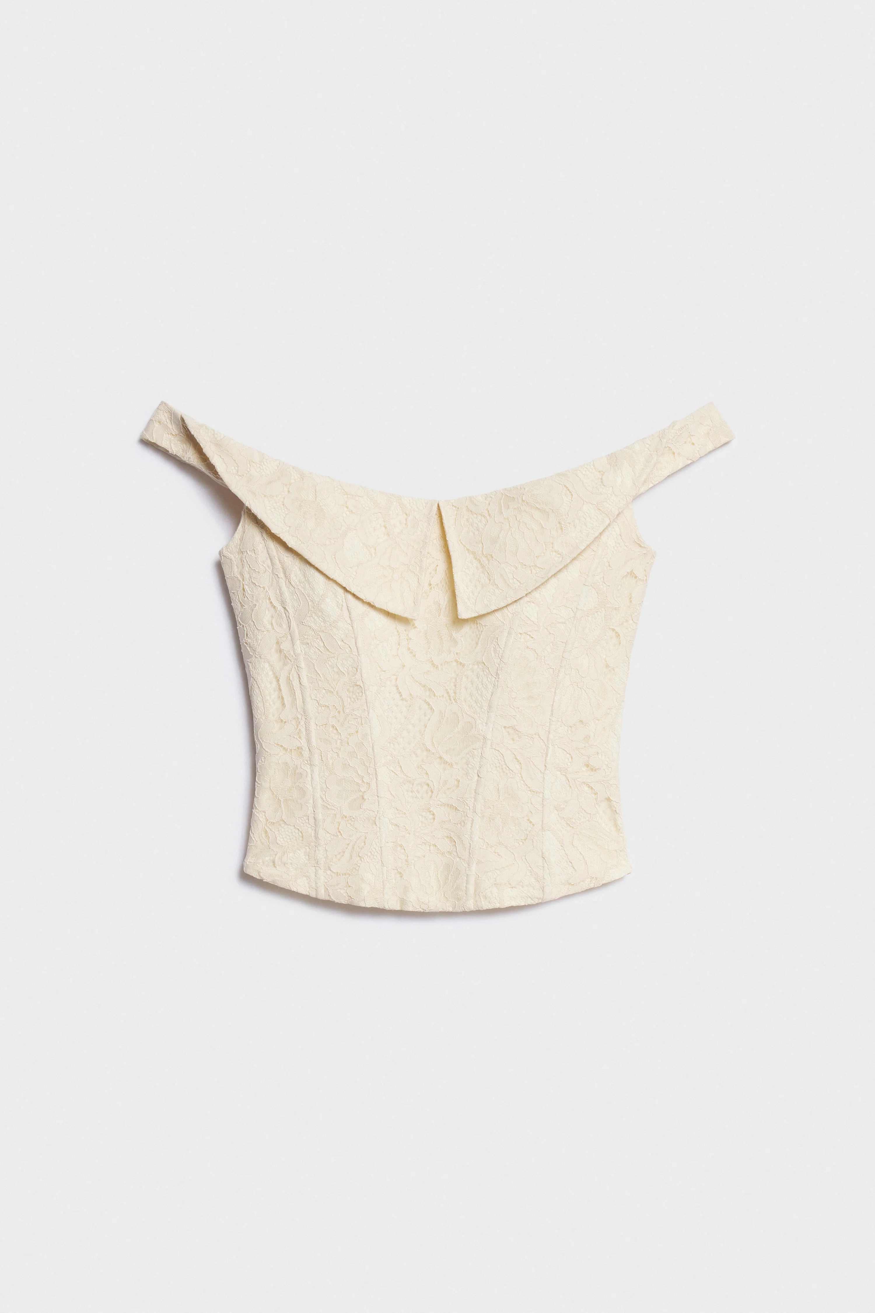 LACE-LOOK UNDERWIRED TOP - Image 4