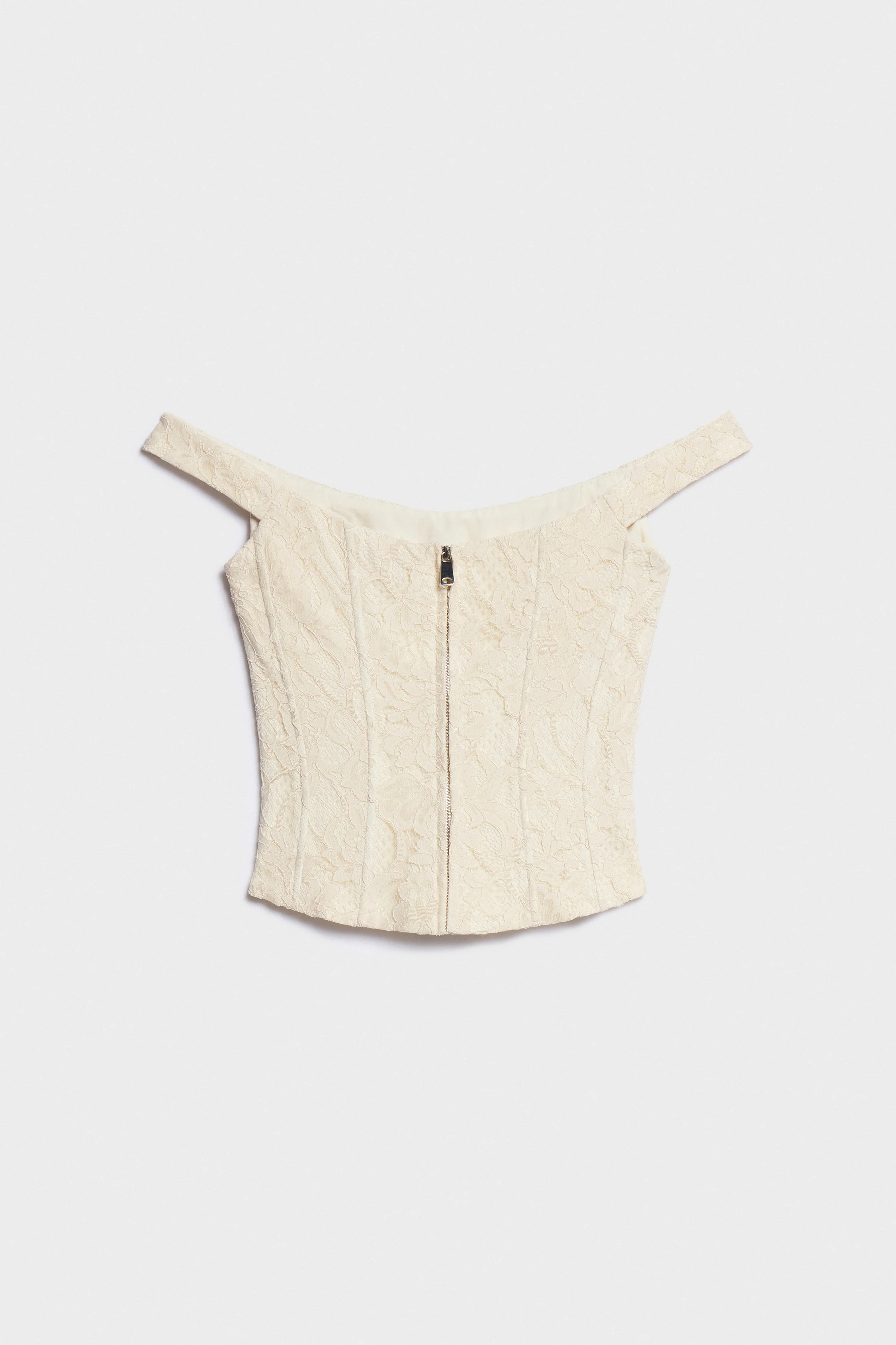 LACE-LOOK UNDERWIRED TOP - Image 5