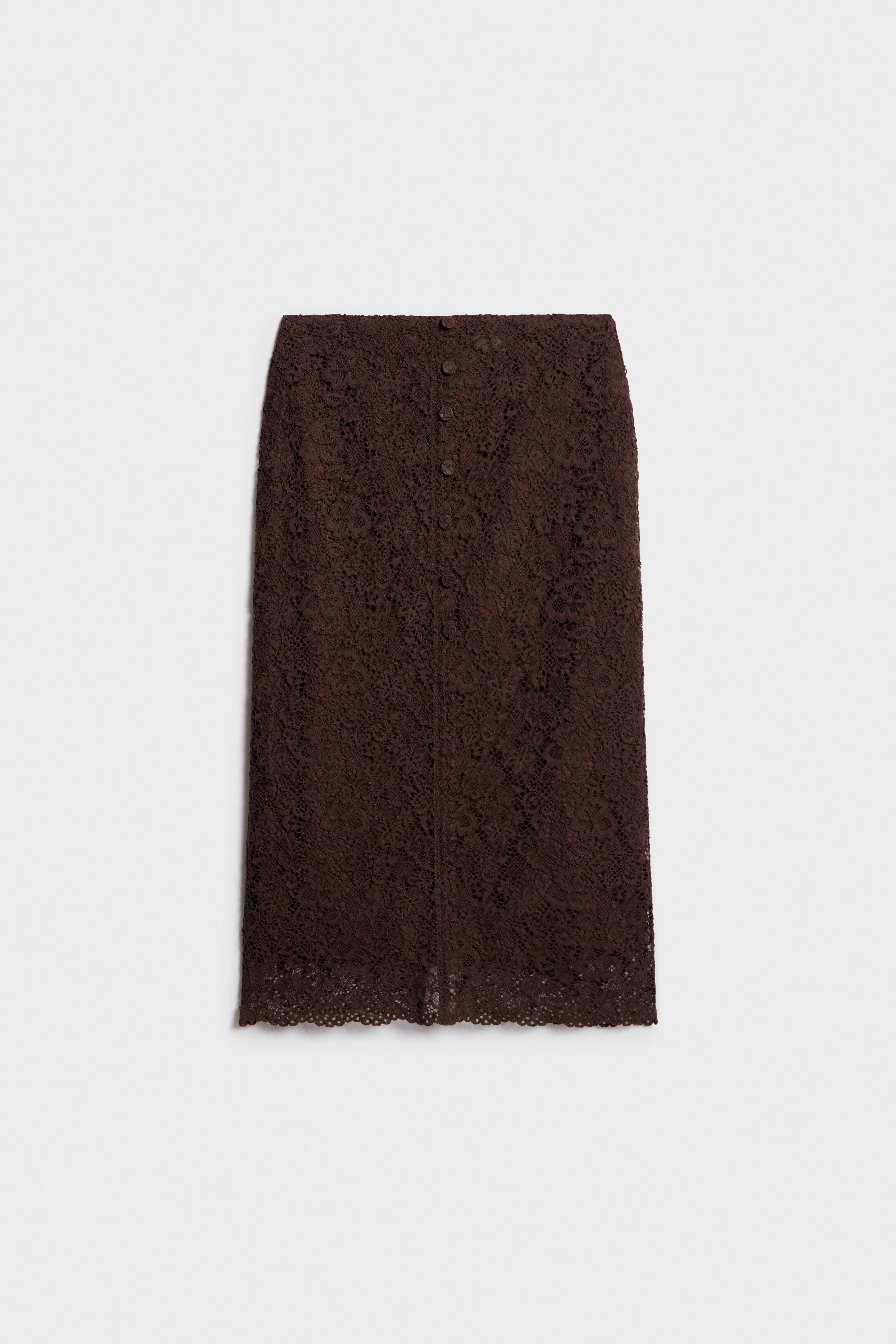 LACE MIDI SKIRT - Image 5