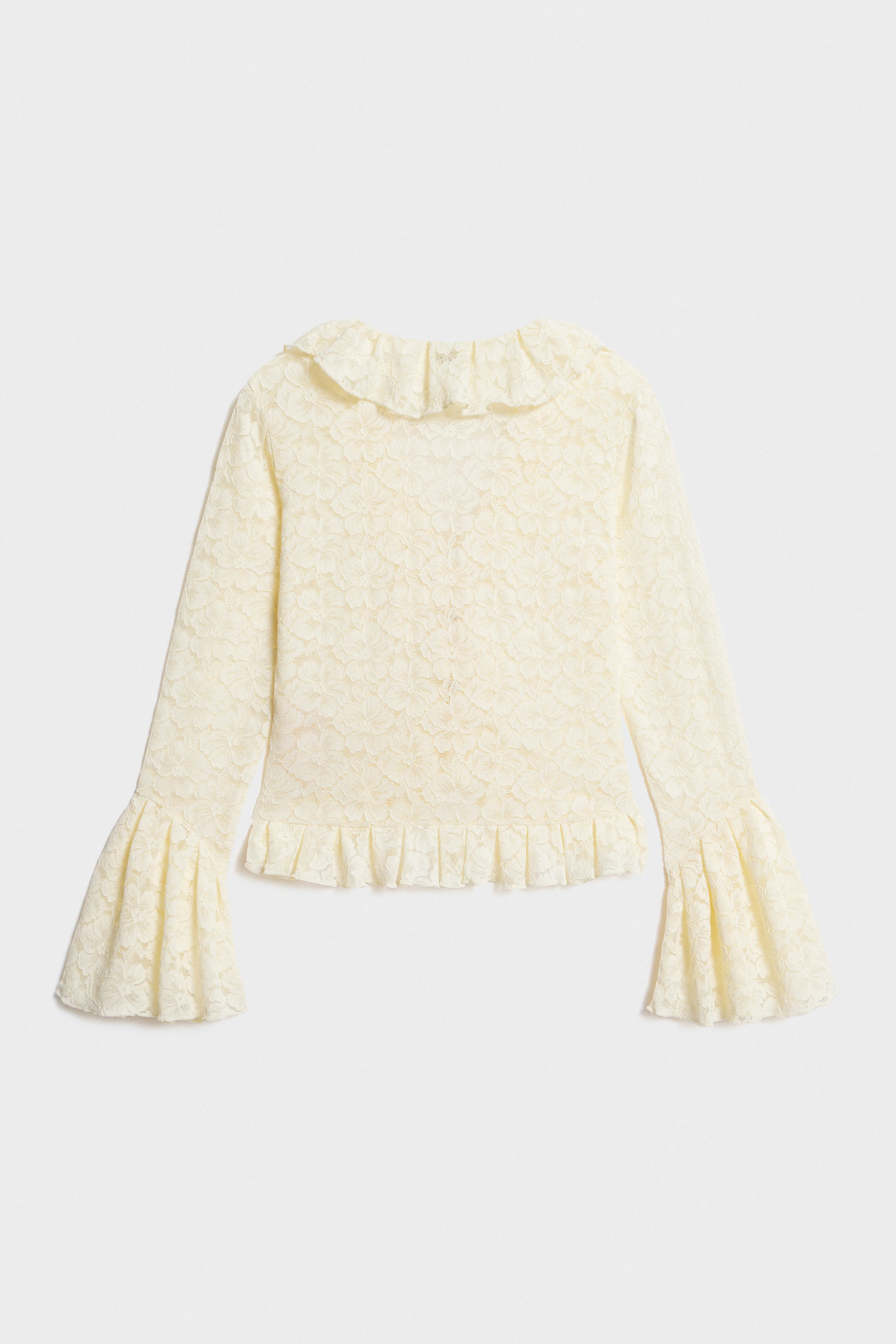 LACE RUFFLE BLOUSE - Image 6
