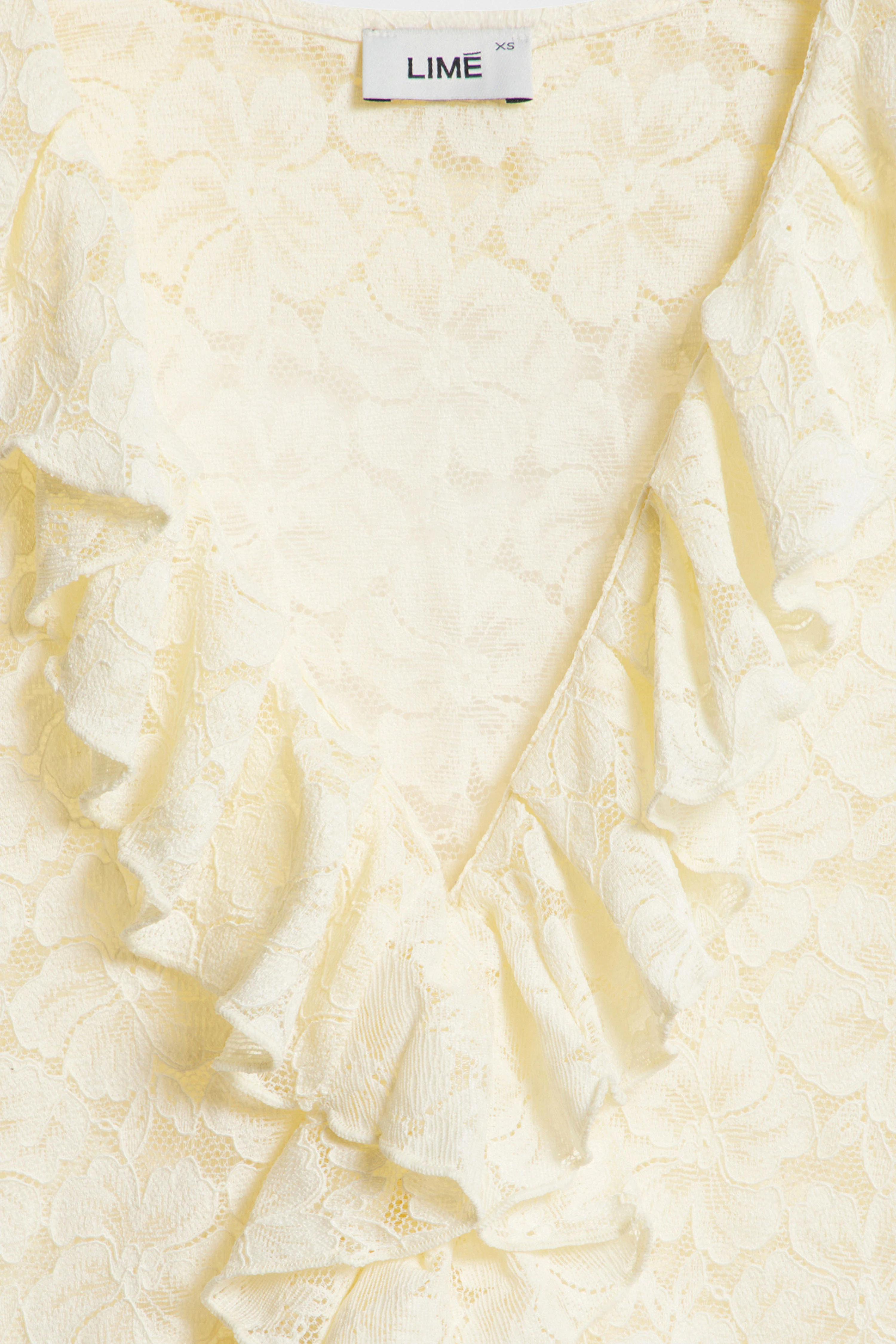 LACE RUFFLE BLOUSE - Image 7