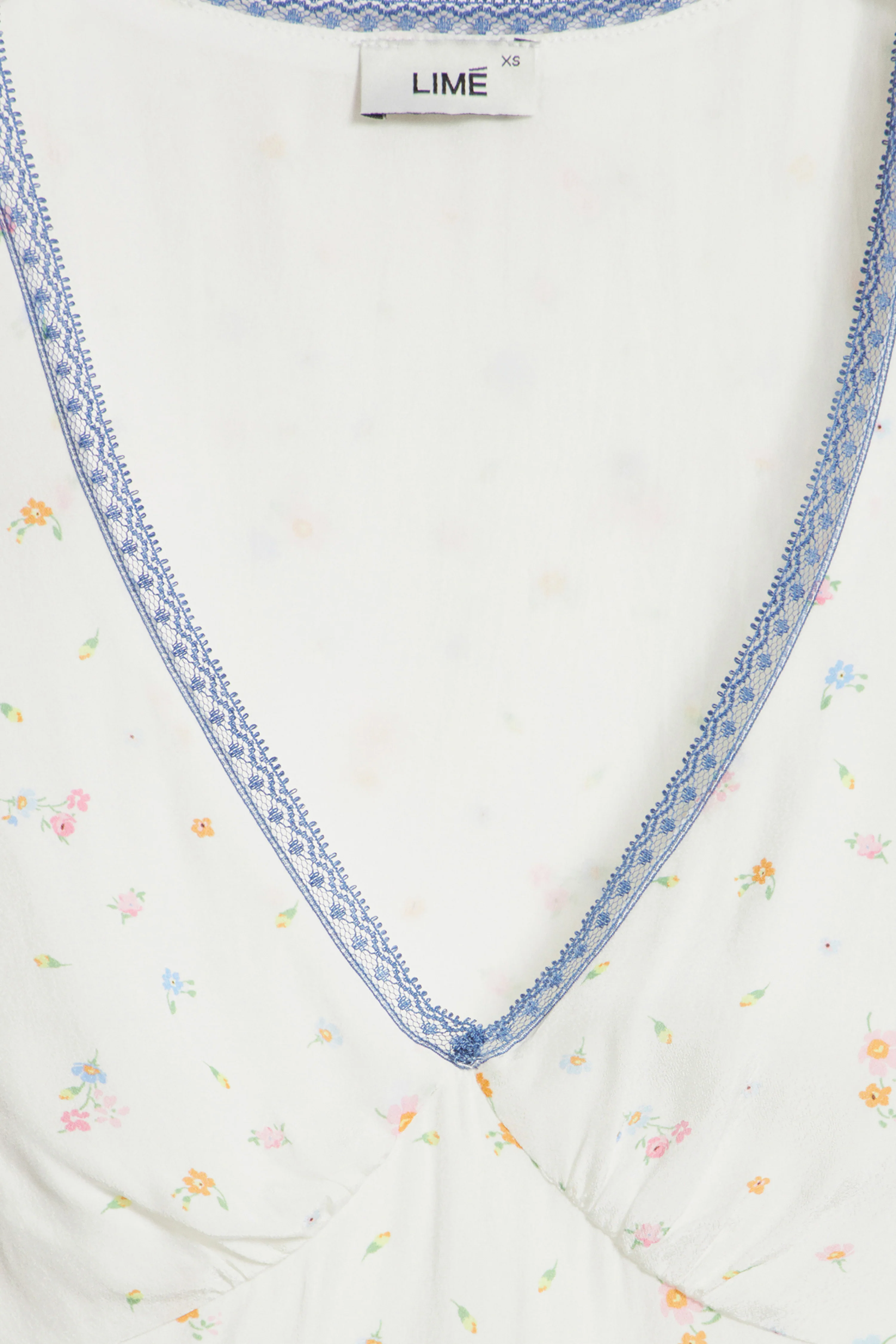 LACE-TRIMMED SATIN TOP - Image 8