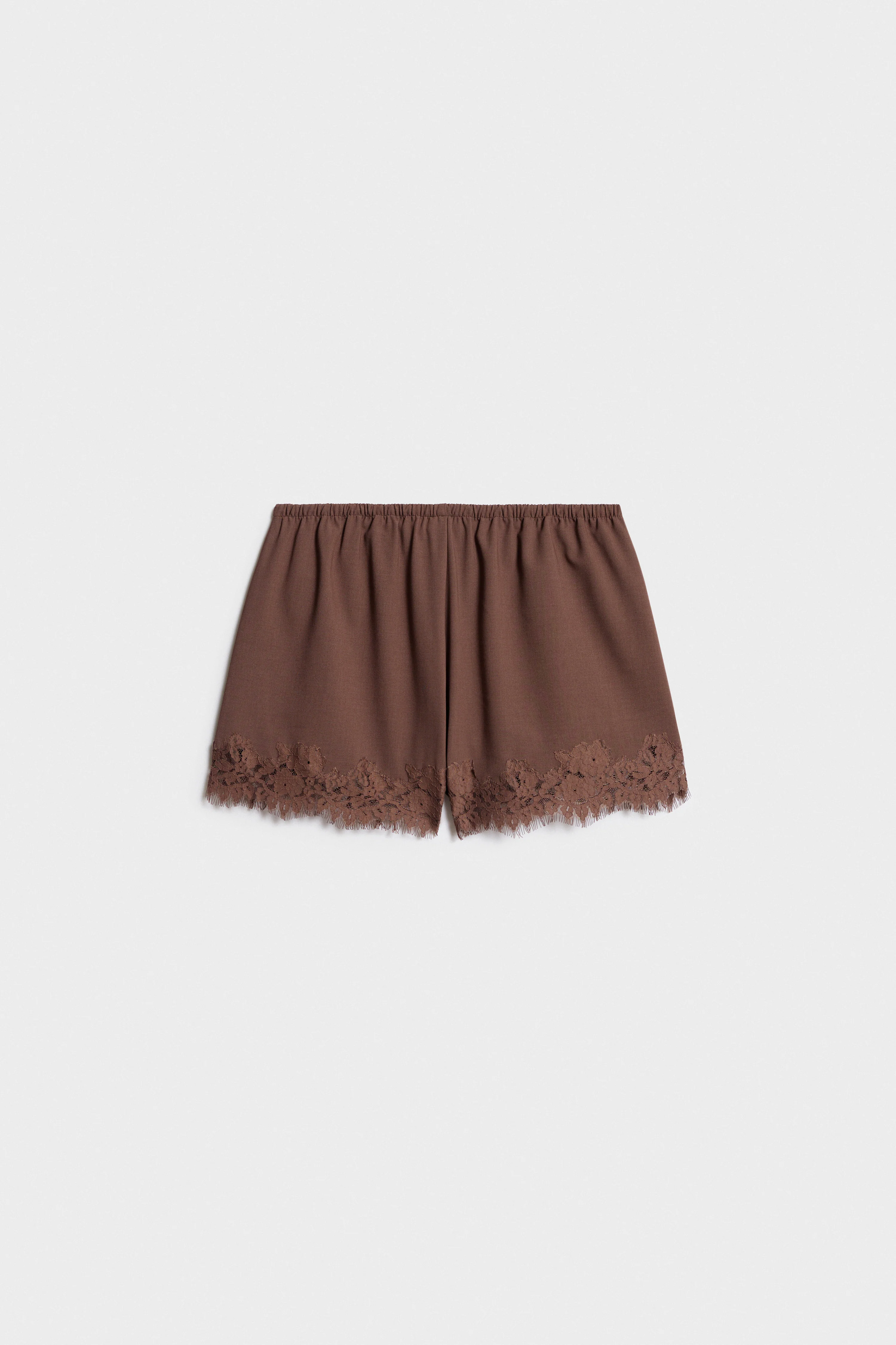 LACE-TRIMMED SHORTS - Image 6