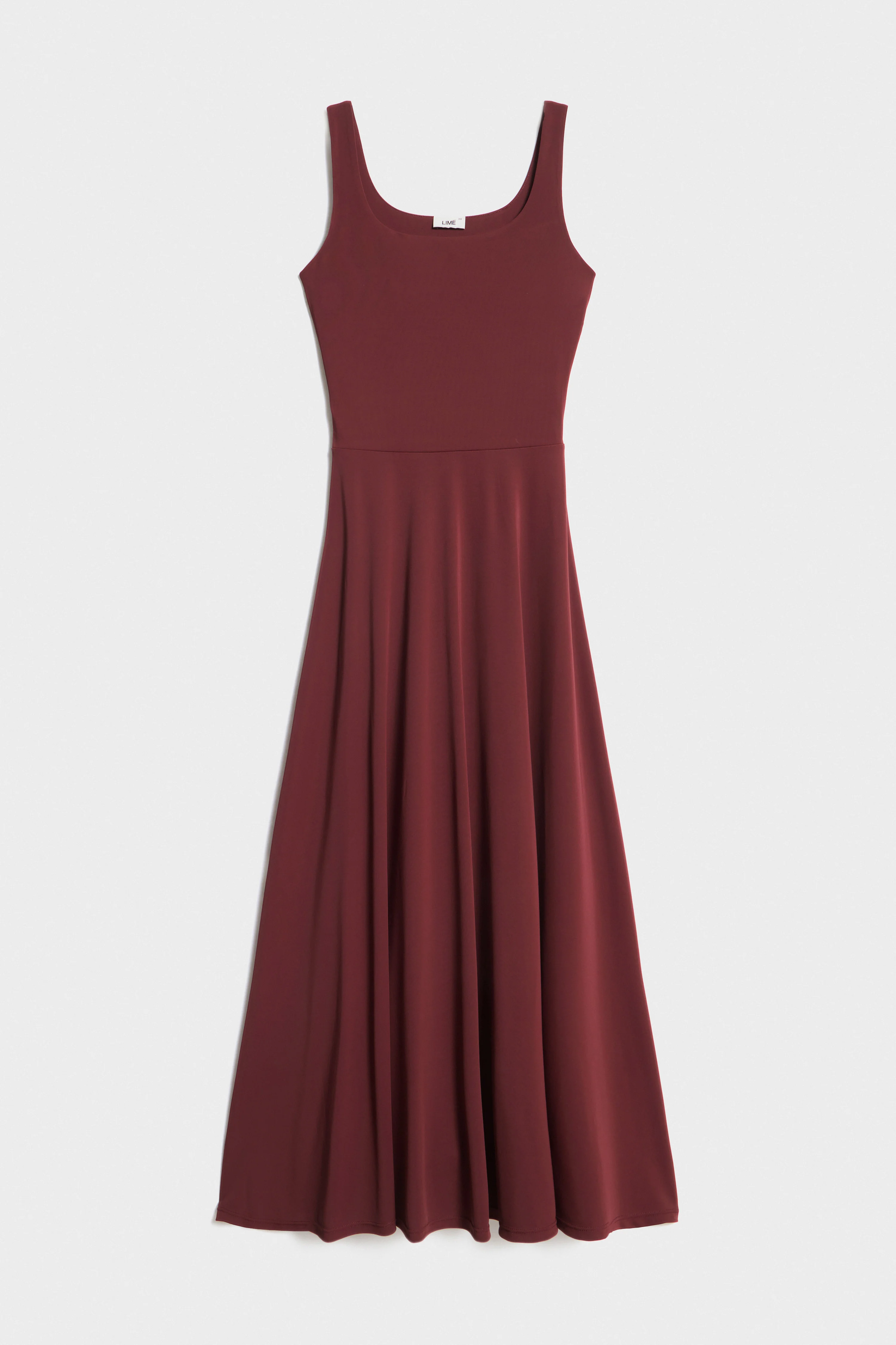 LACING-DETAIL JERSEY DRESS - Image 5