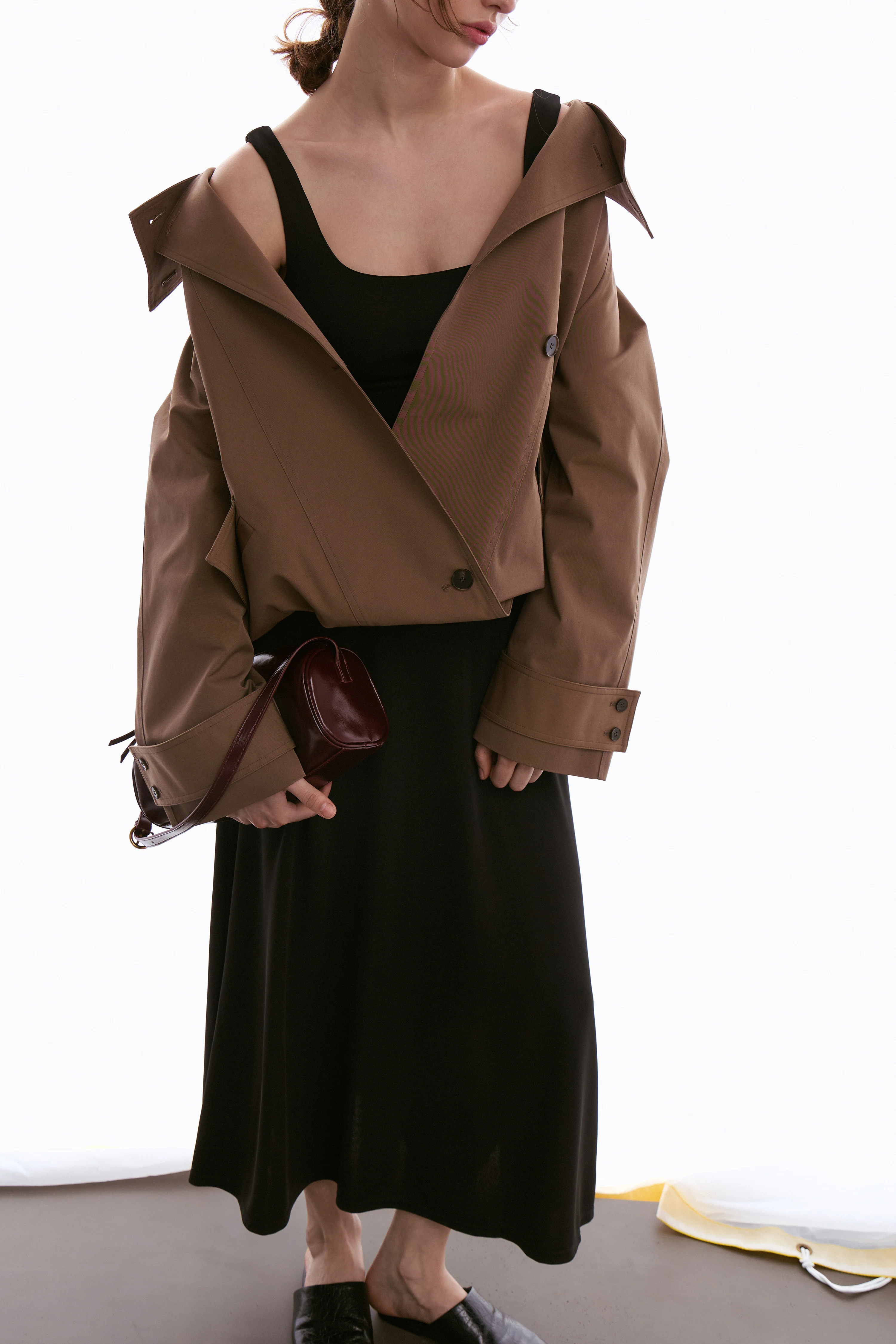 LACING-DETAIL JERSEY DRESS - Image 4