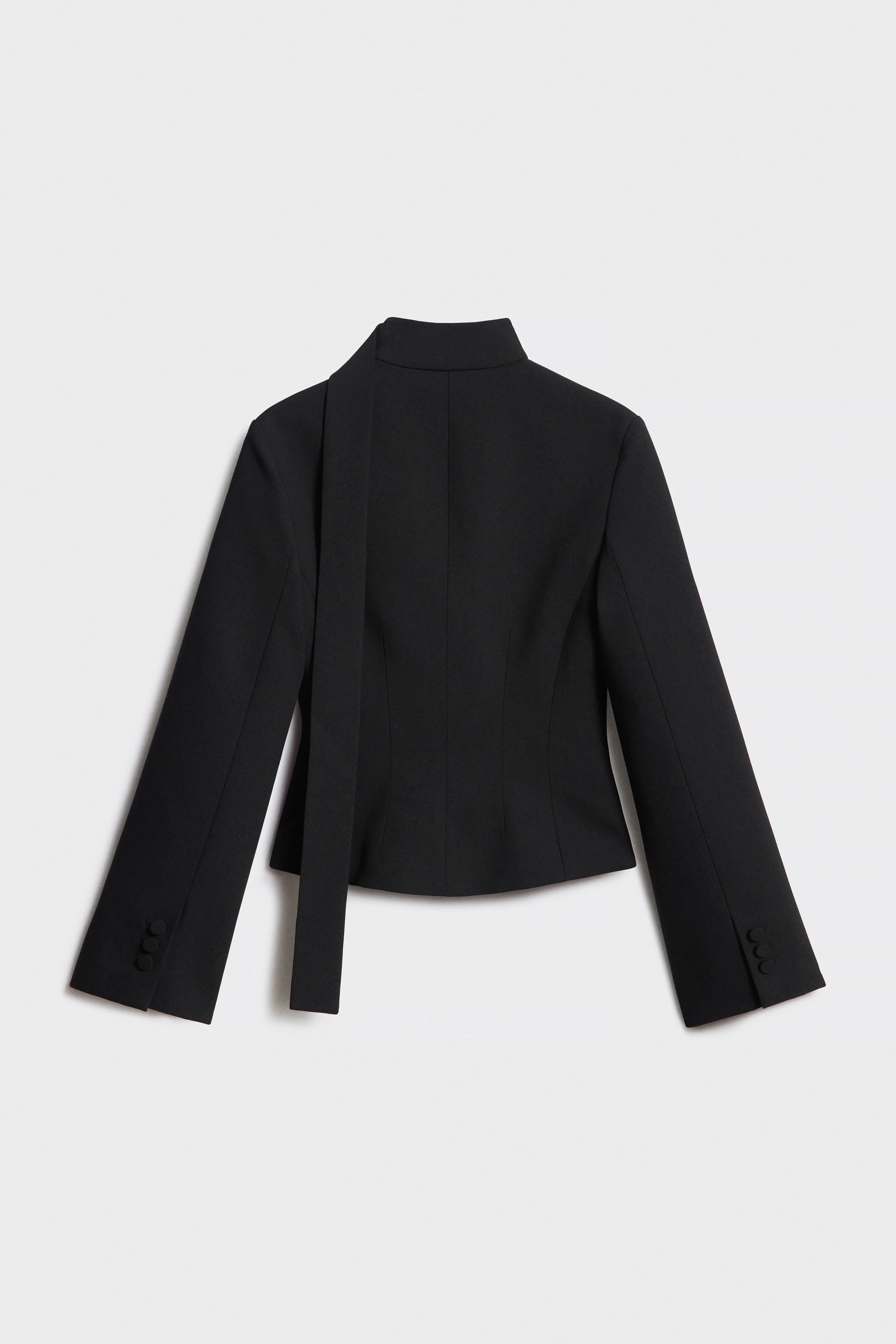 LAVALLIÈRE-NECK FITTED BLAZER - Image 7