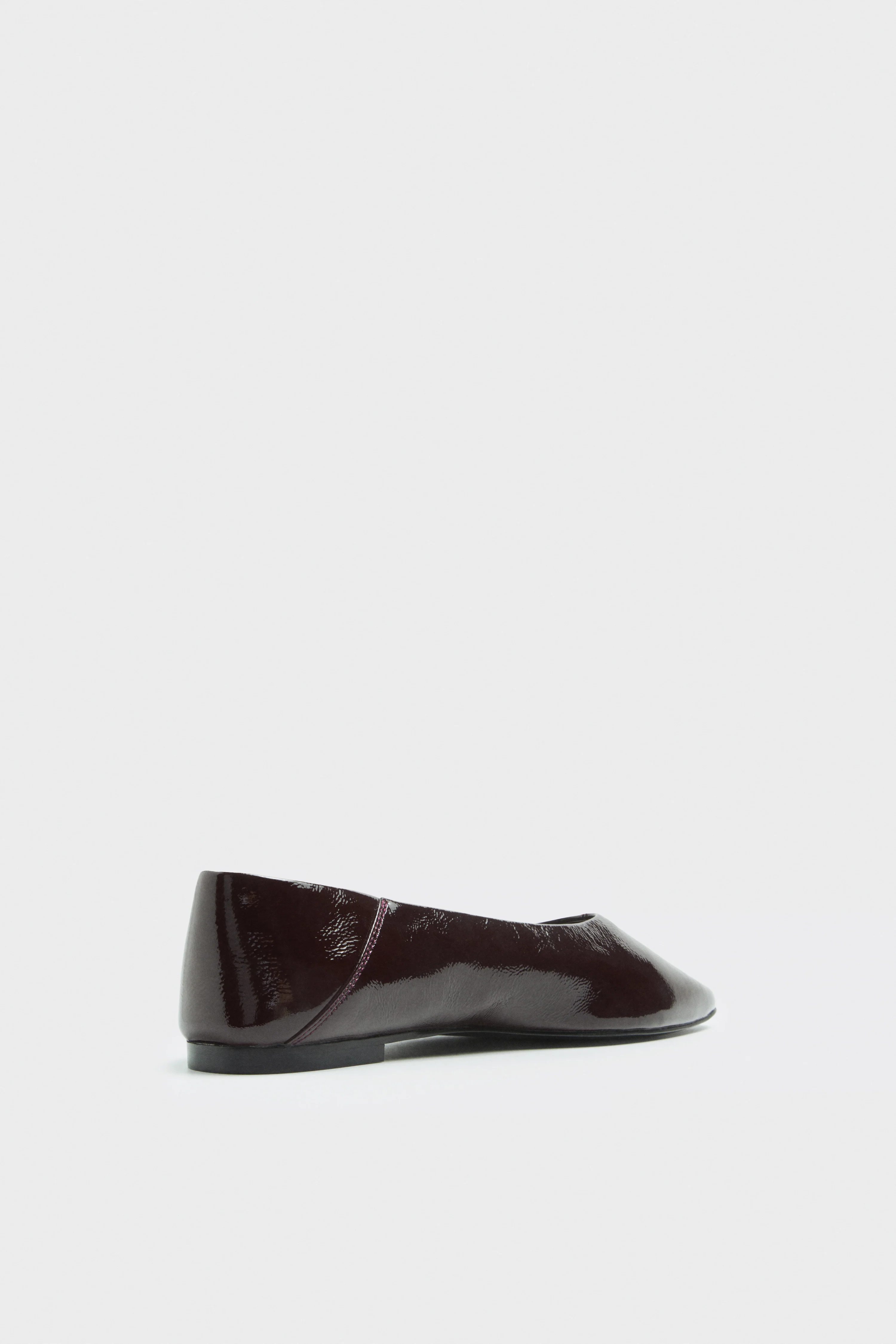 LEATHER FLAT SHOES - Image 4