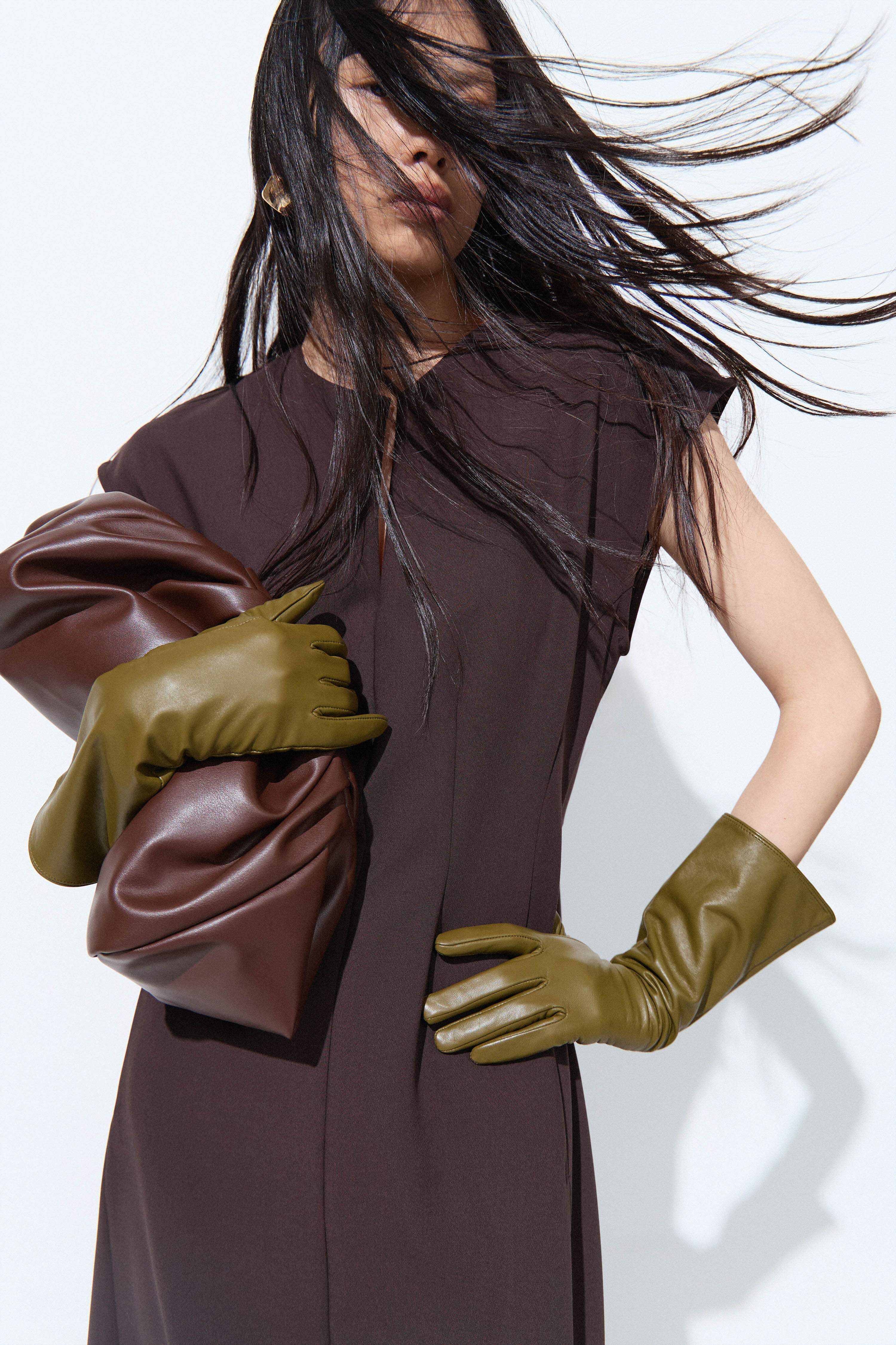 LONG SHEEP LEATHER GLOVES
