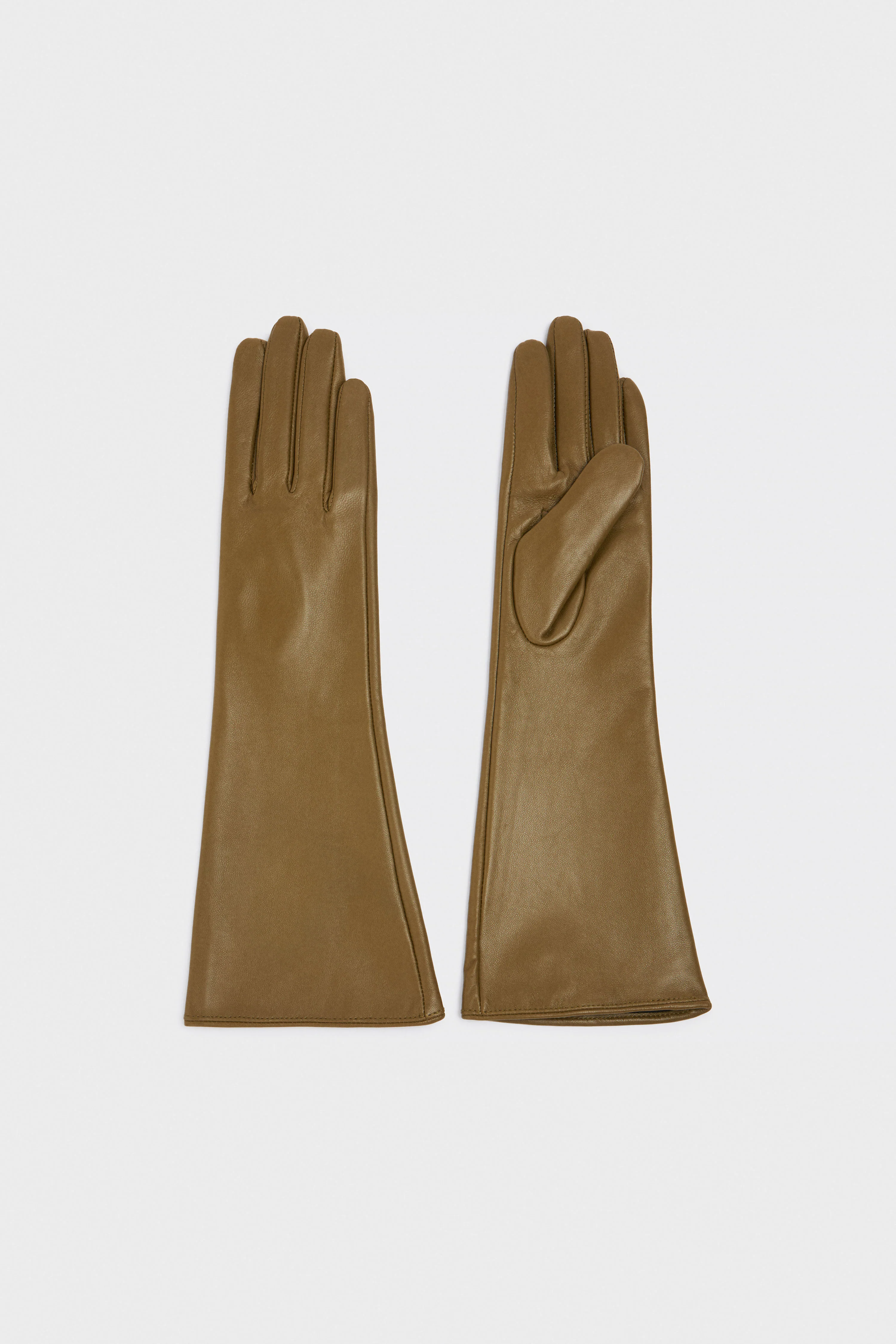 LONG SHEEP LEATHER GLOVES - Image 4