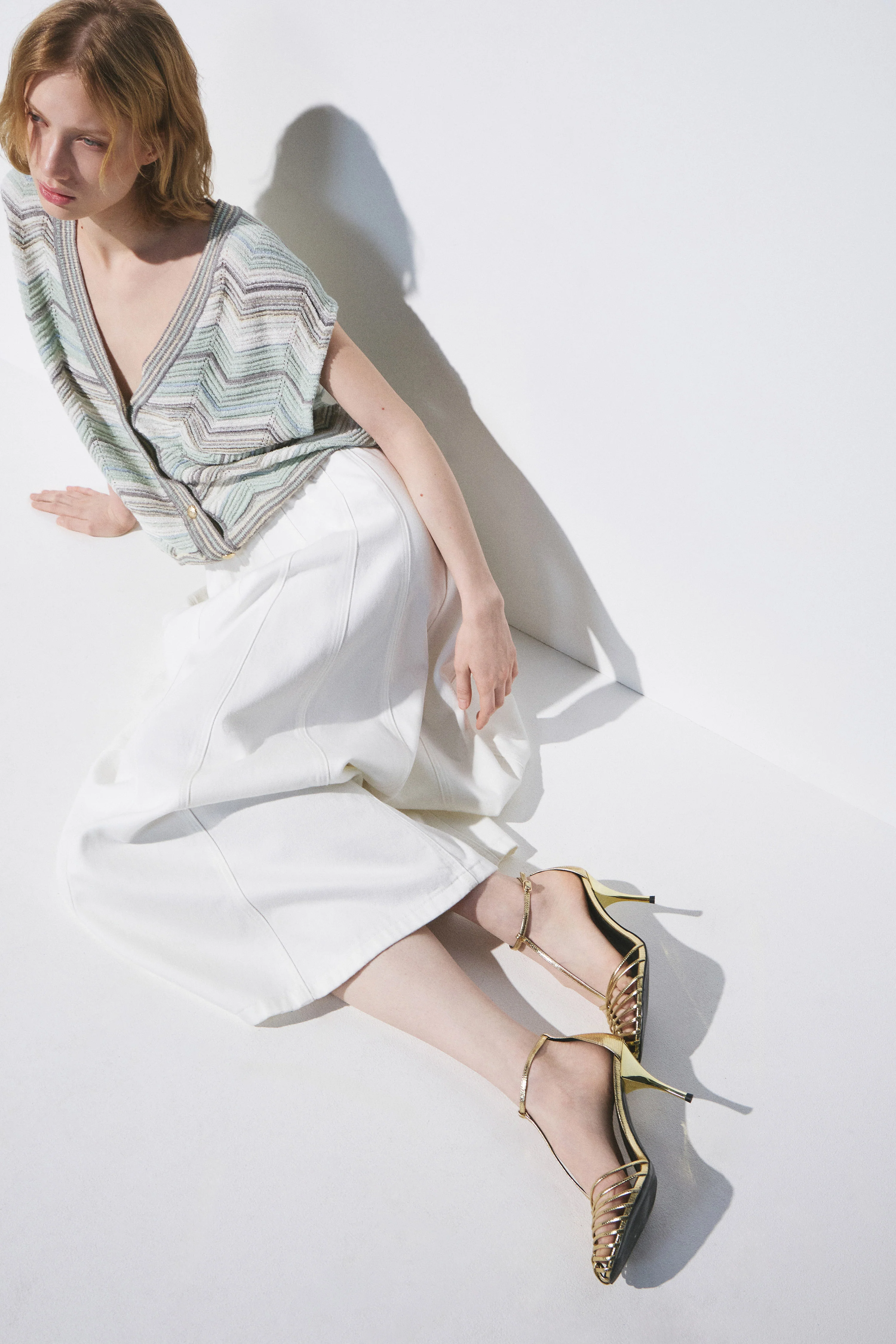 LEATHER HEELED SANDALS - Image 5