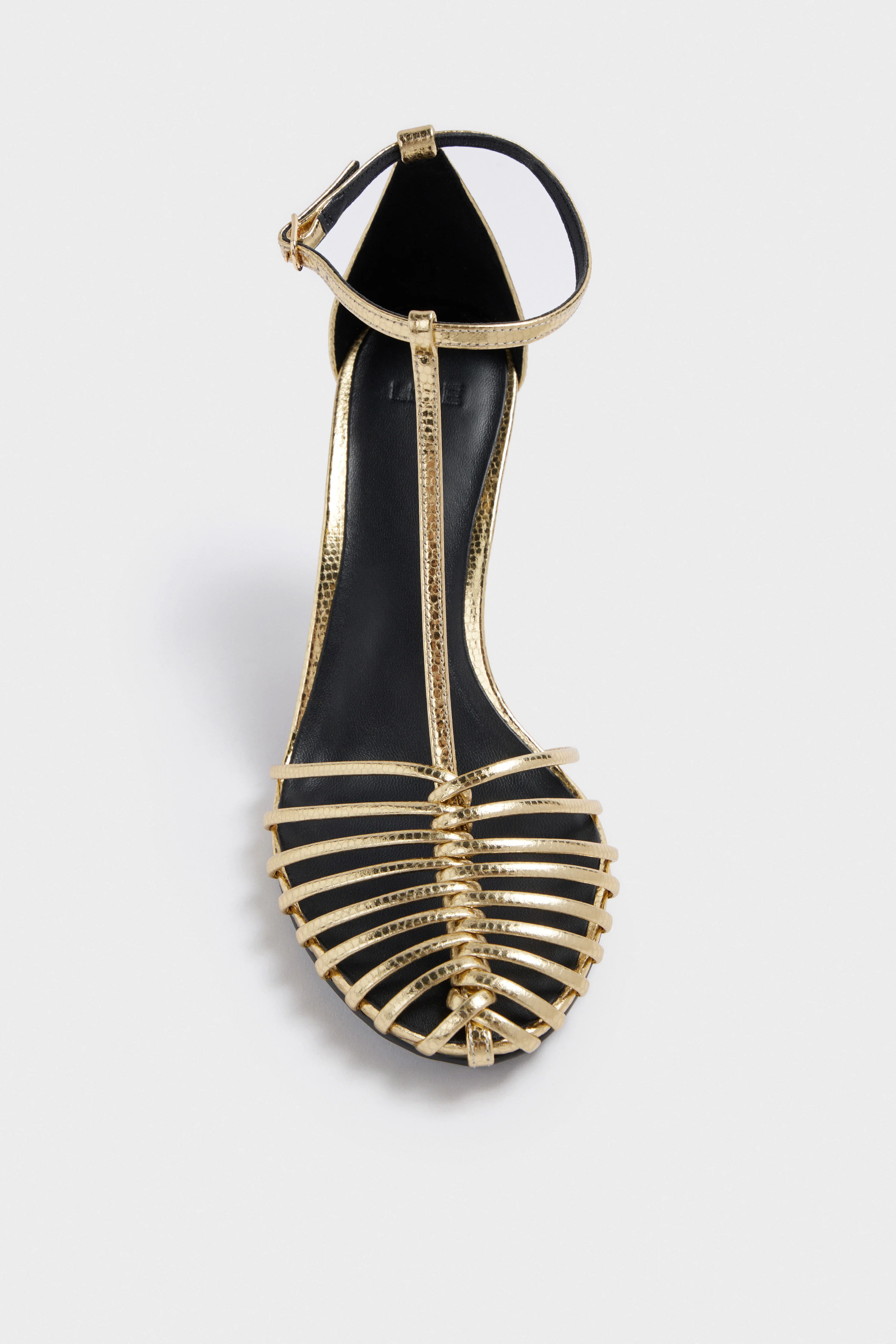 LEATHER HEELED SANDALS - Image 8
