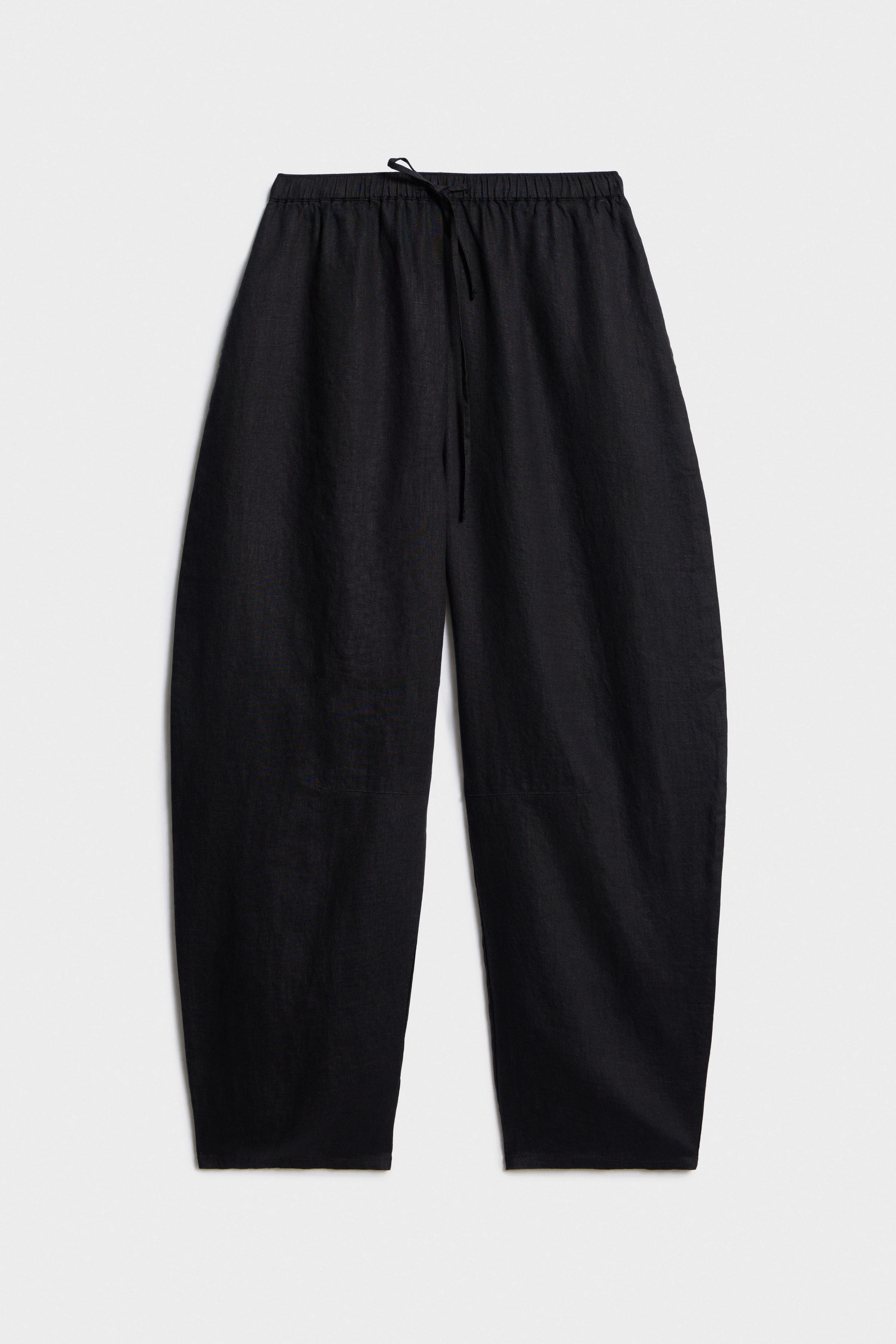 LINEN BAGGY TROUSERS - Image 5