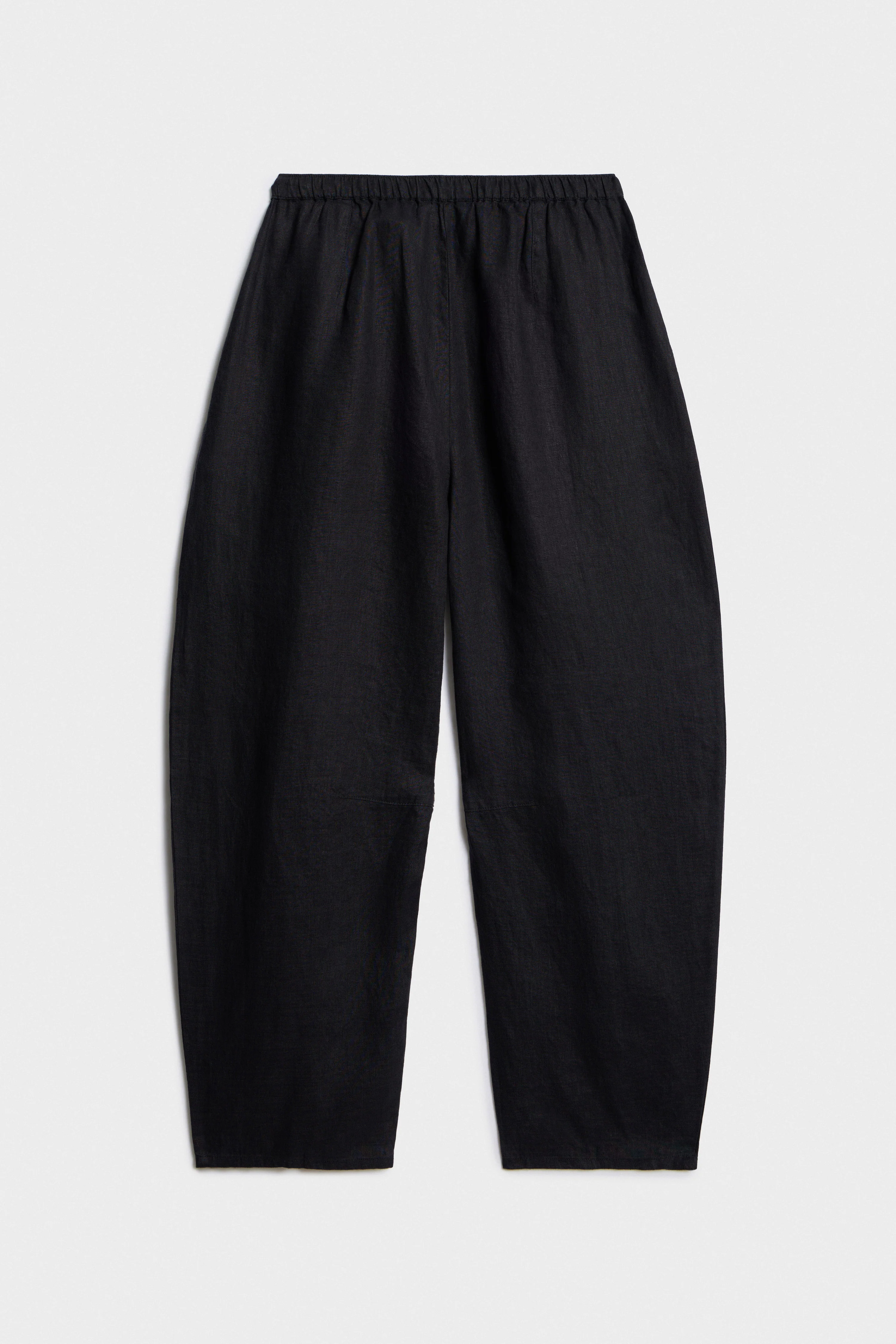 LINEN BAGGY TROUSERS - Image 6