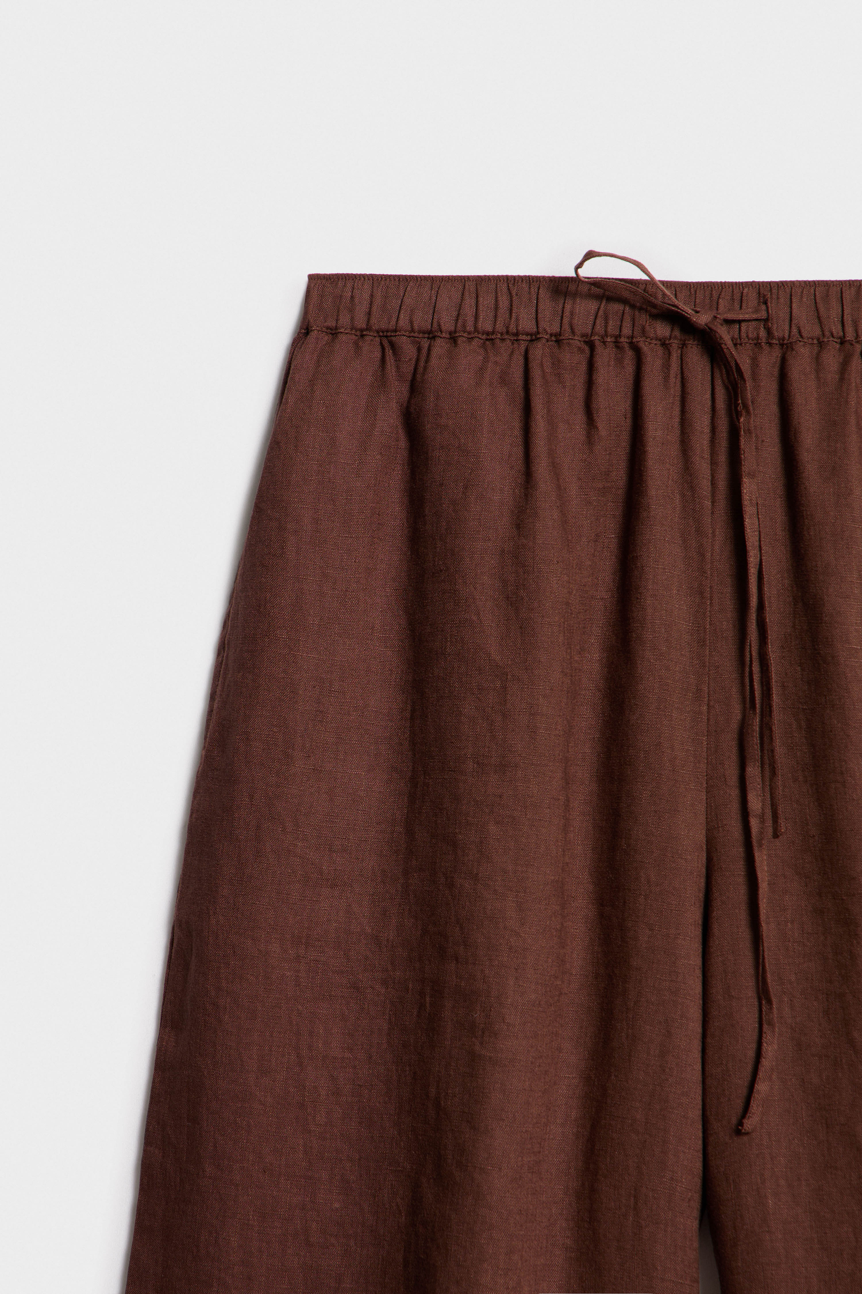 LINEN BAGGY TROUSERS - Image 8