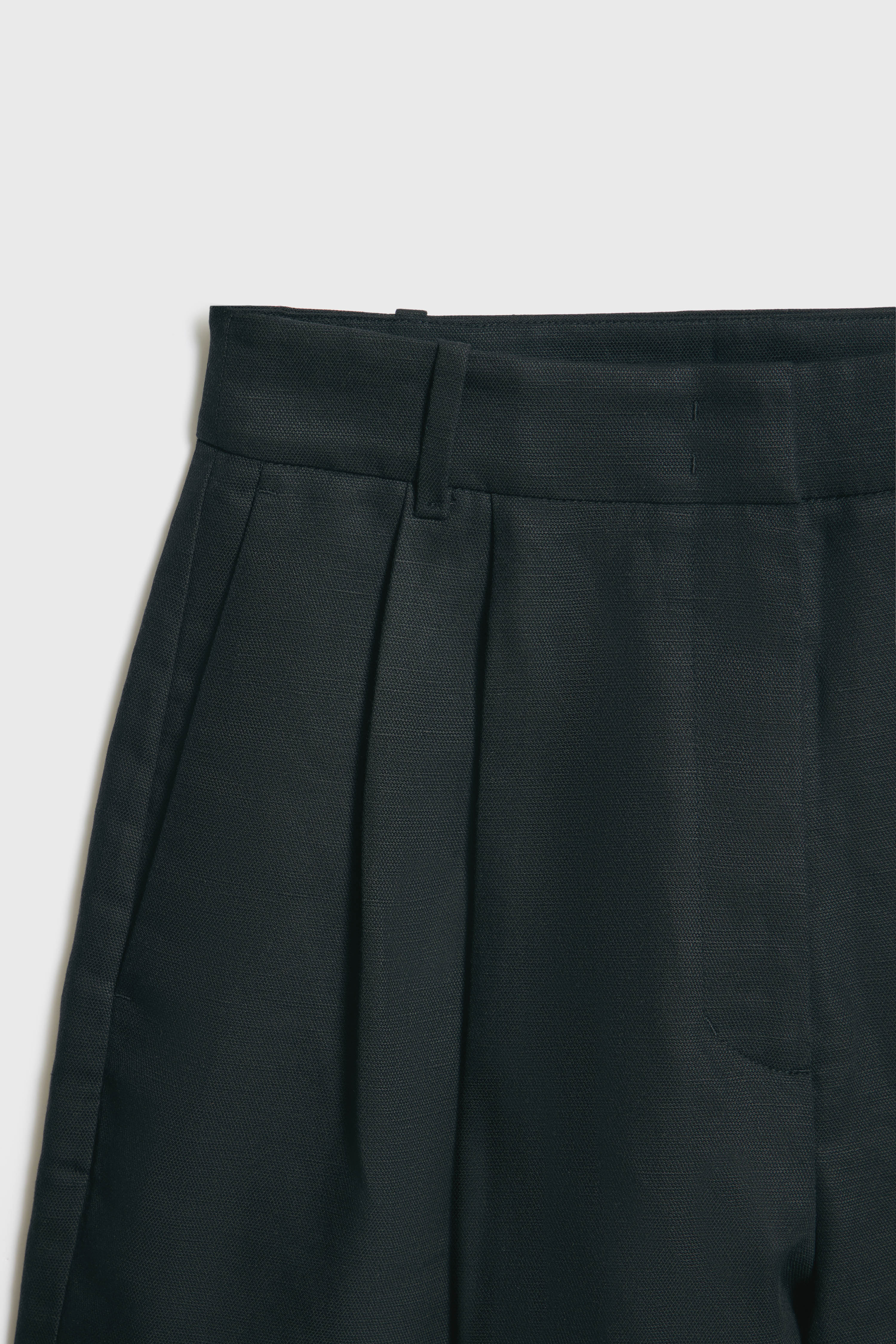 LINEN-BLEND BERMUDA SHORTS - Image 3