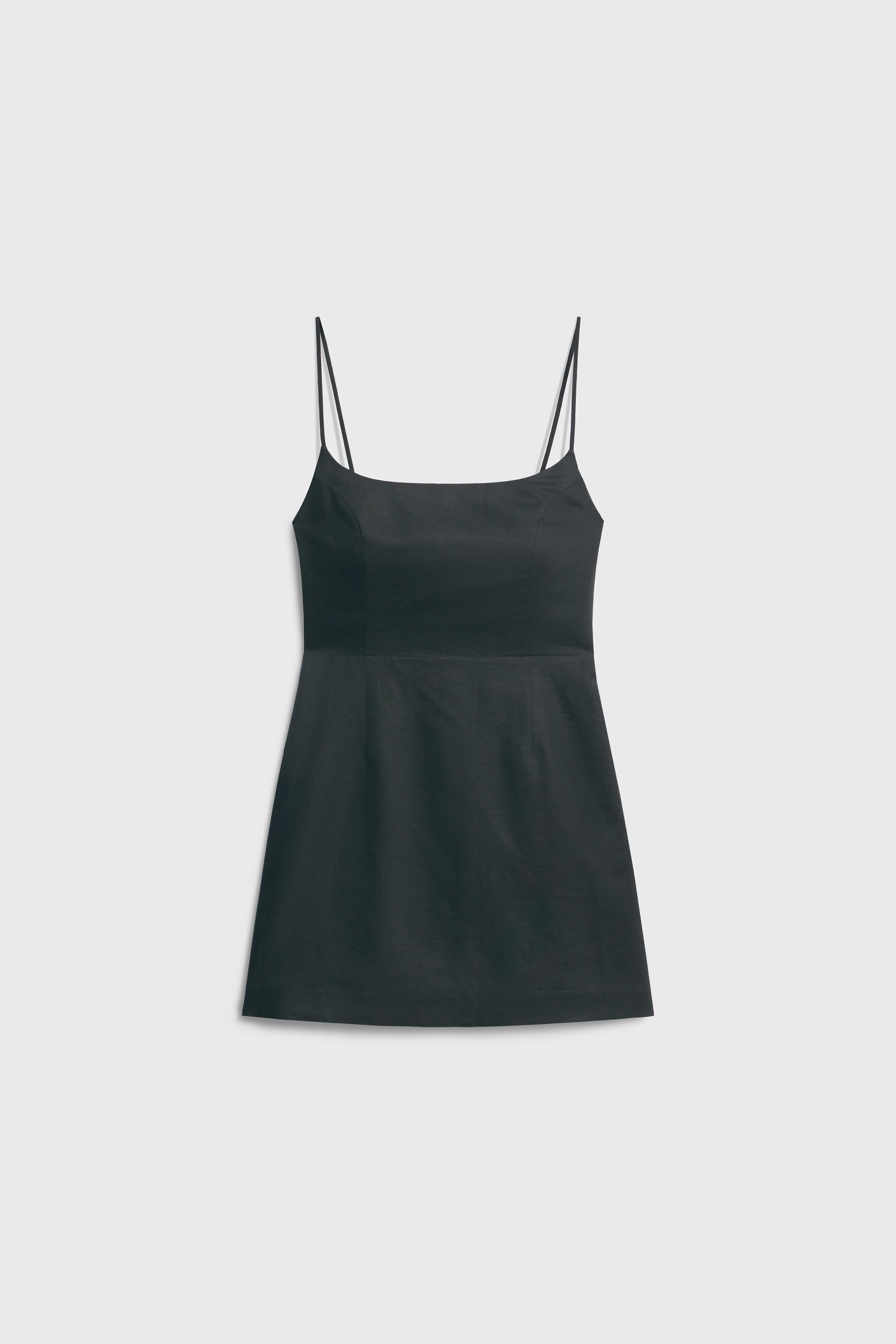 LINEN BLEND MINI DRESS - Image 6