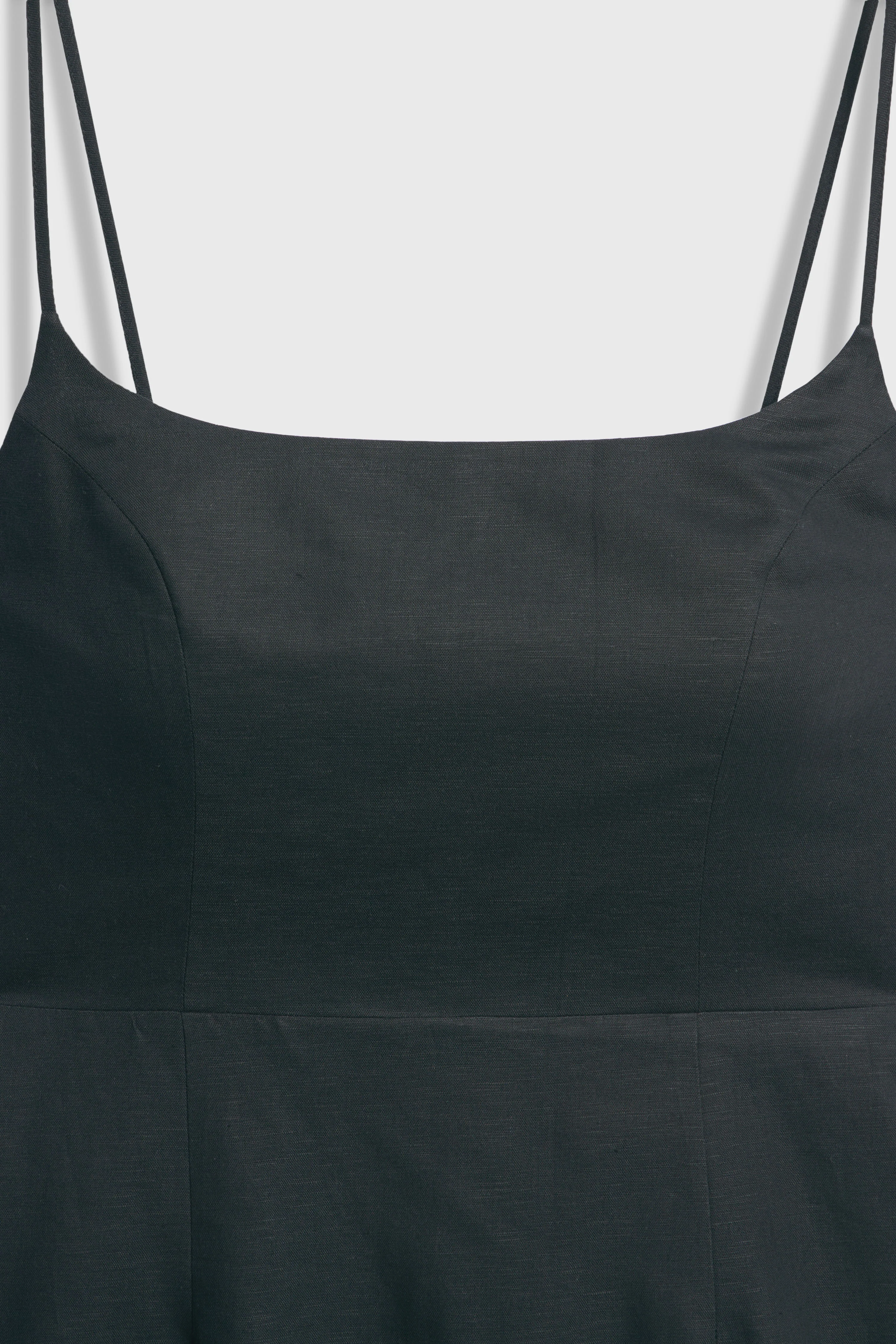 LINEN BLEND MINI DRESS - Image 8