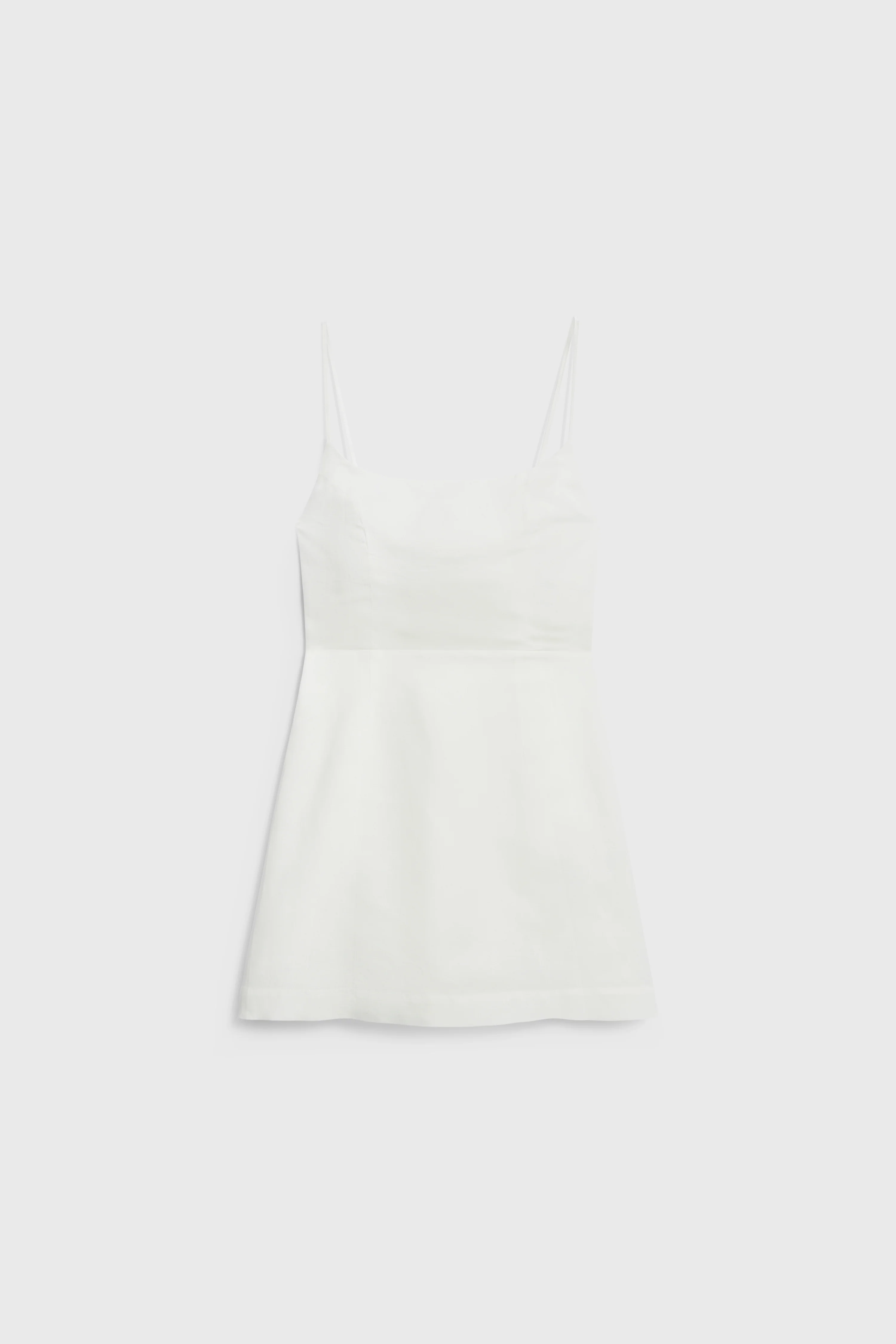 LINEN BLEND MINI DRESS - Image 5