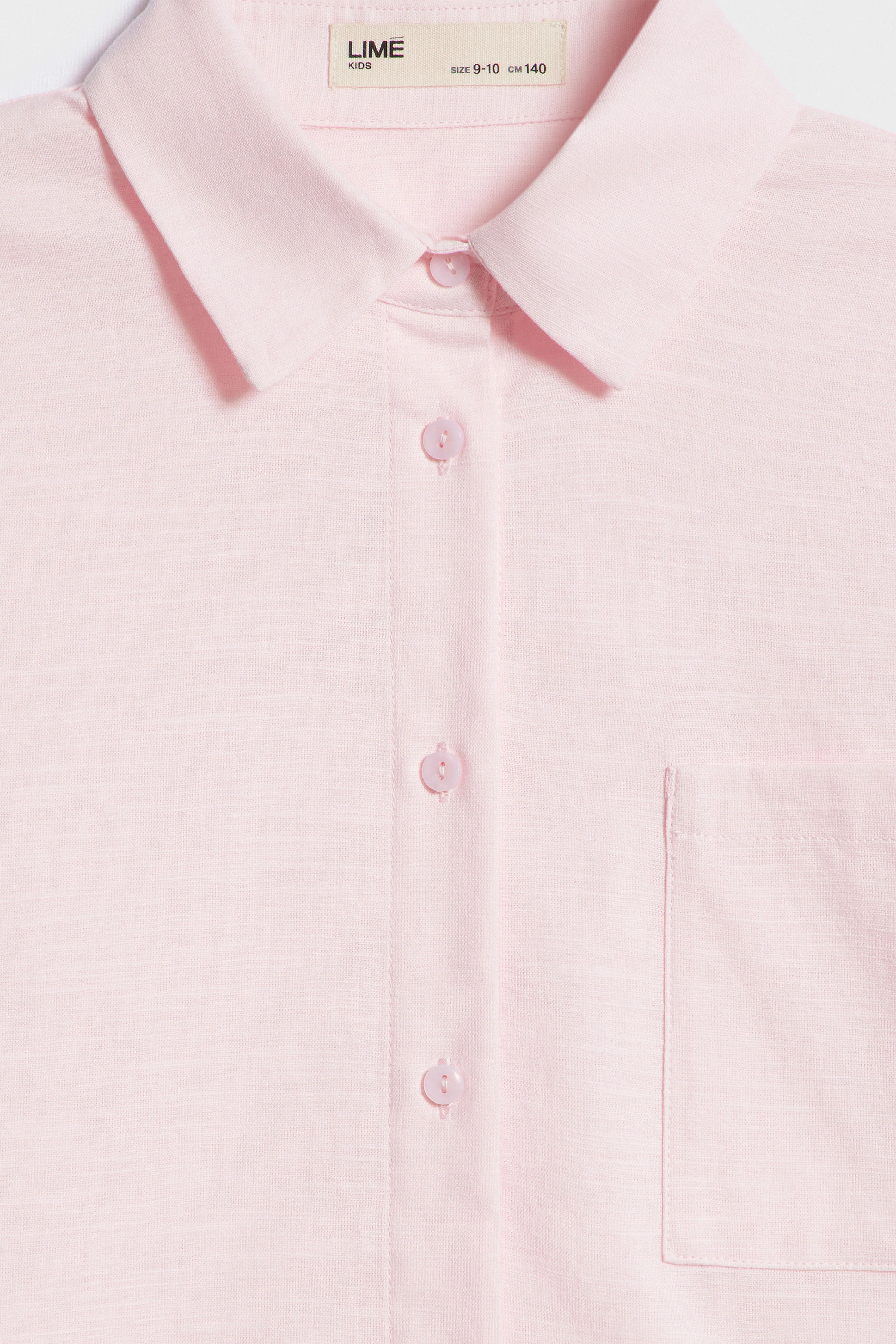 OVERSIZE-FIT COTTON-LINEN SHIRT - Image 3