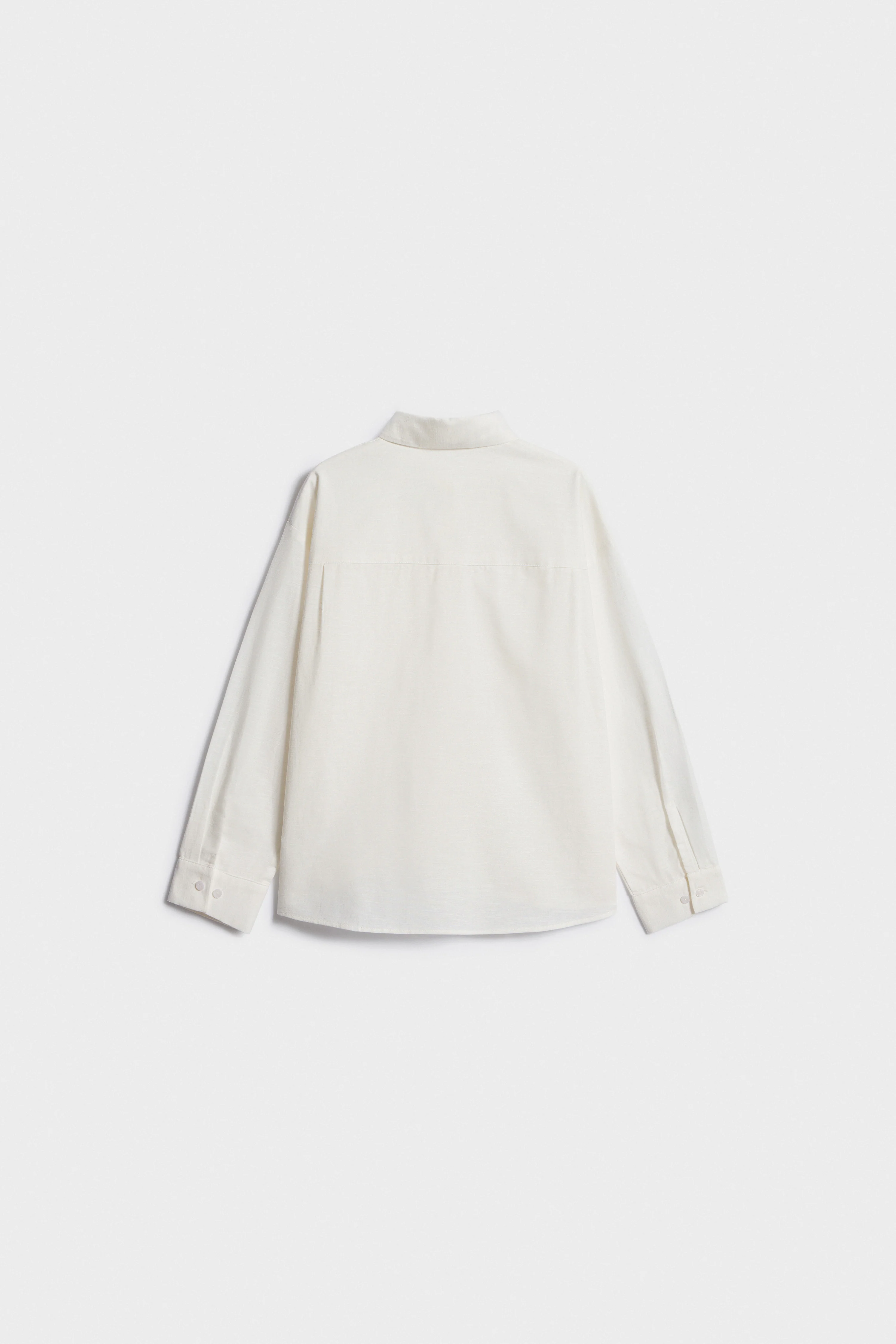 OVERSIZE-FIT COTTON-LINEN SHIRT - Image 6