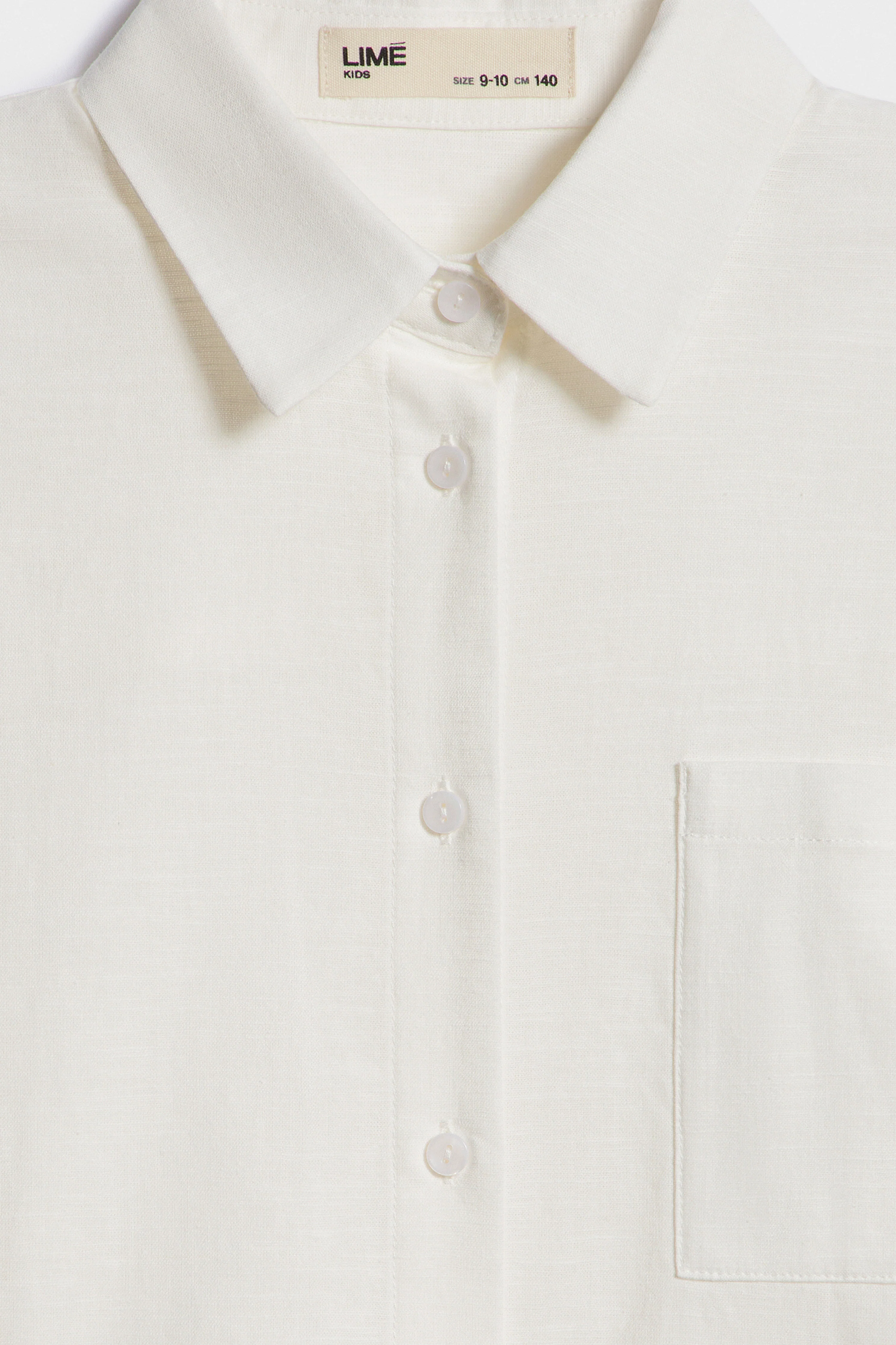 OVERSIZE-FIT COTTON-LINEN SHIRT - Image 7
