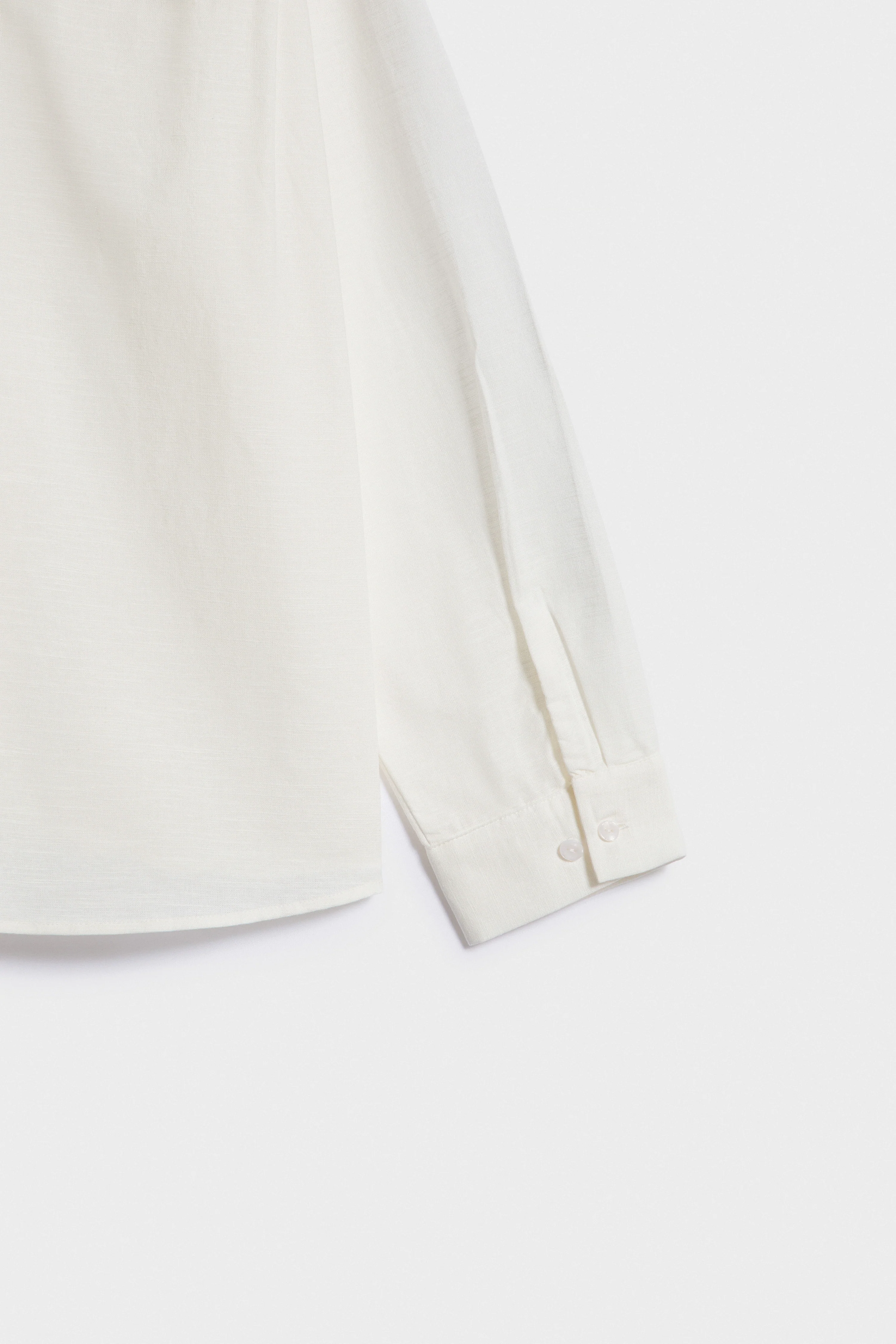 OVERSIZE-FIT COTTON-LINEN SHIRT - Image 8