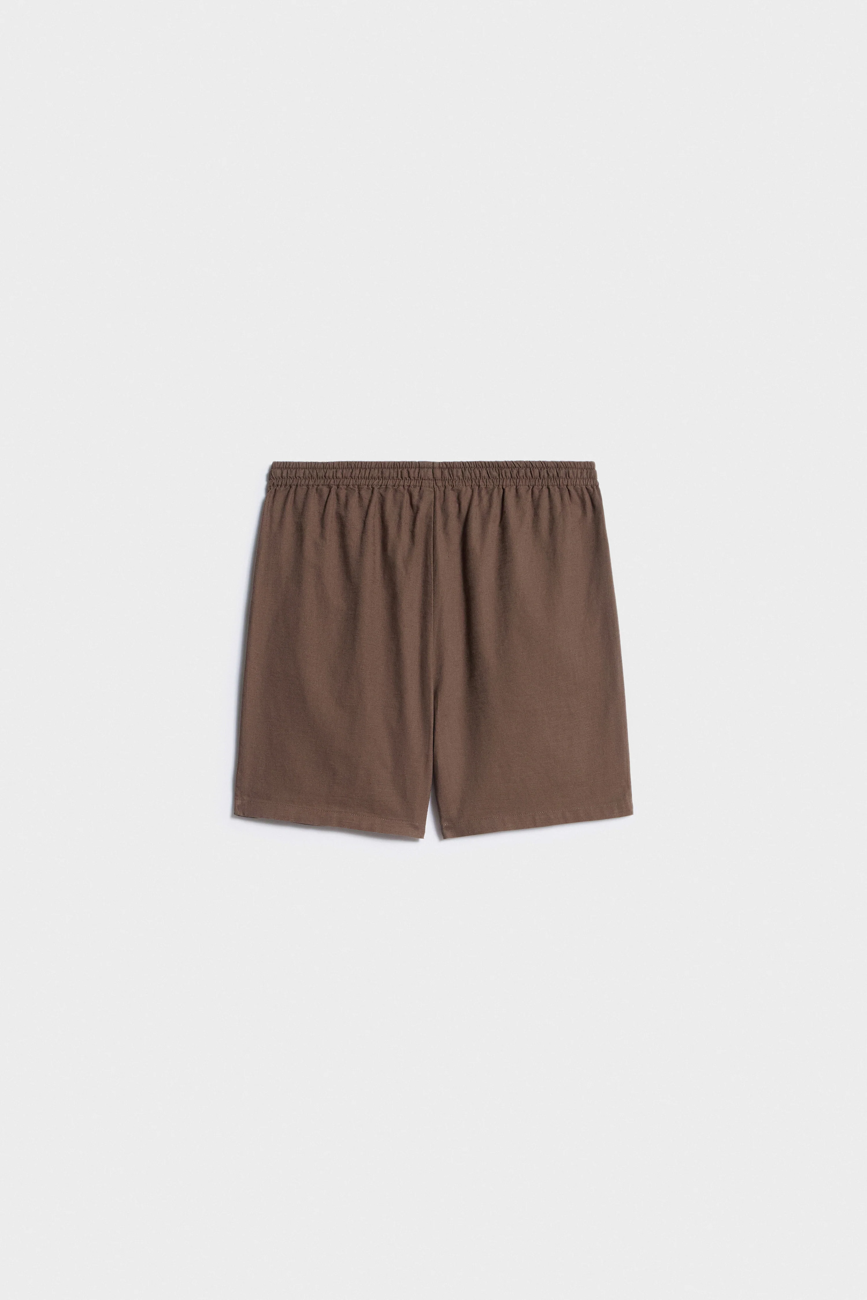 LINEN-BLEND SHORTS - Image 5