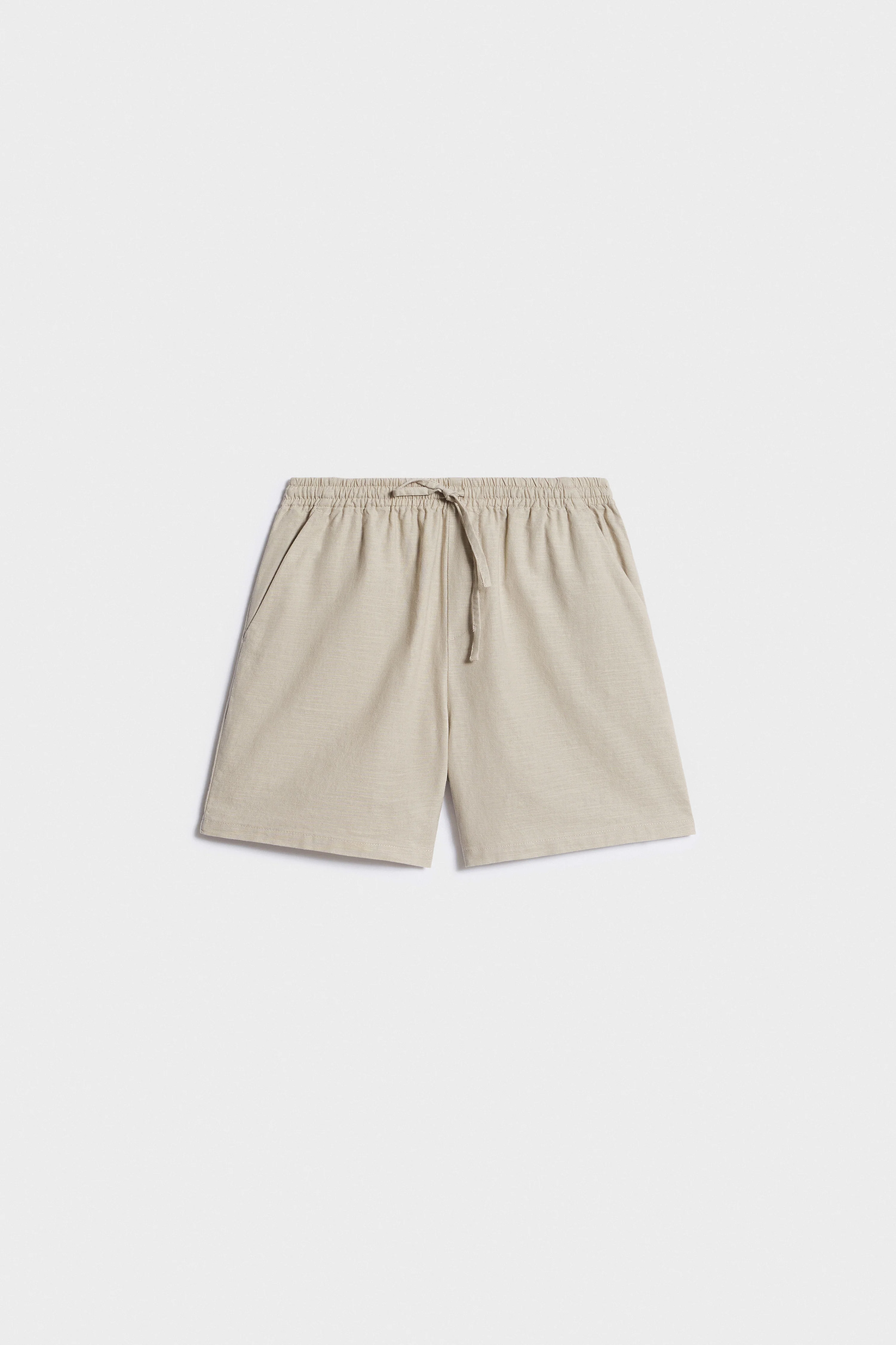 LINEN-BLEND SHORTS - Image 5